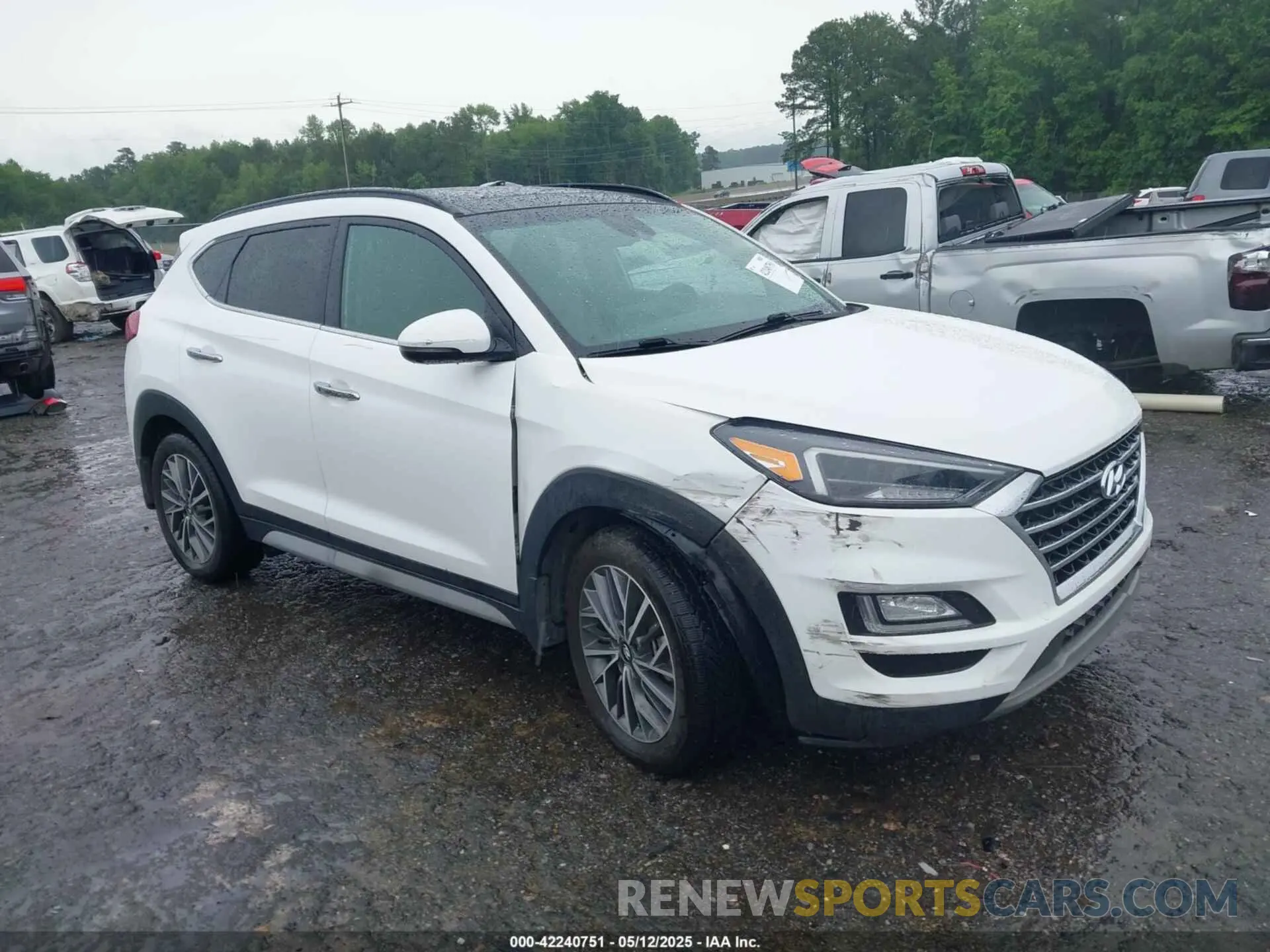 1 Photograph of a damaged car KM8J33AL8KU903140 HYUNDAI TUCSON 2019