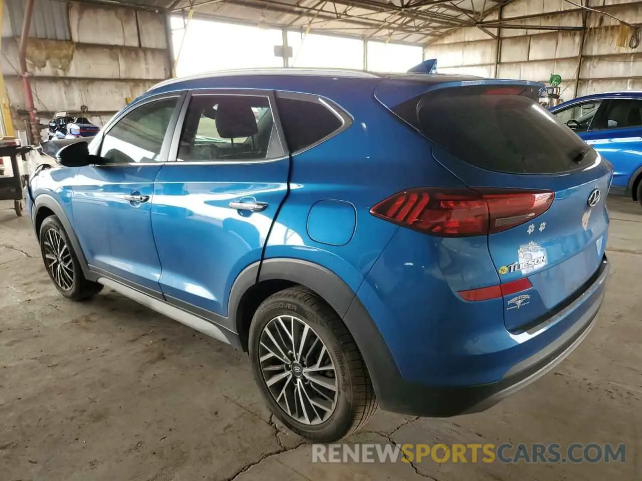 2 Фотография поврежденного автомобиля KM8J33AL9KU012418 HYUNDAI TUCSON 2019
