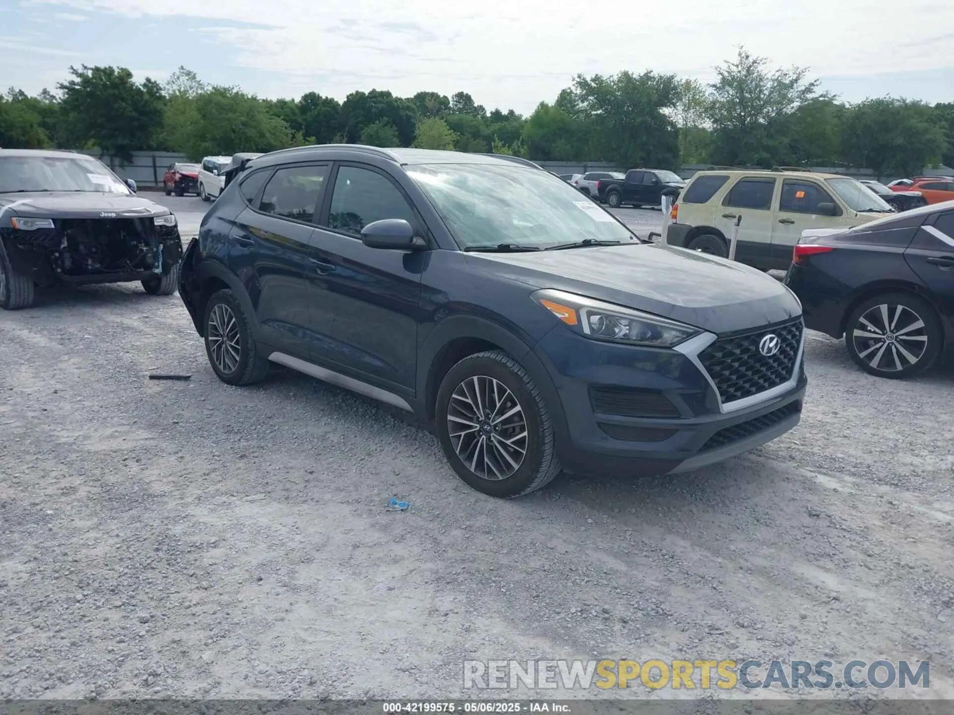 1 Фотография поврежденного автомобиля KM8J33AL9KU949771 HYUNDAI TUCSON 2019