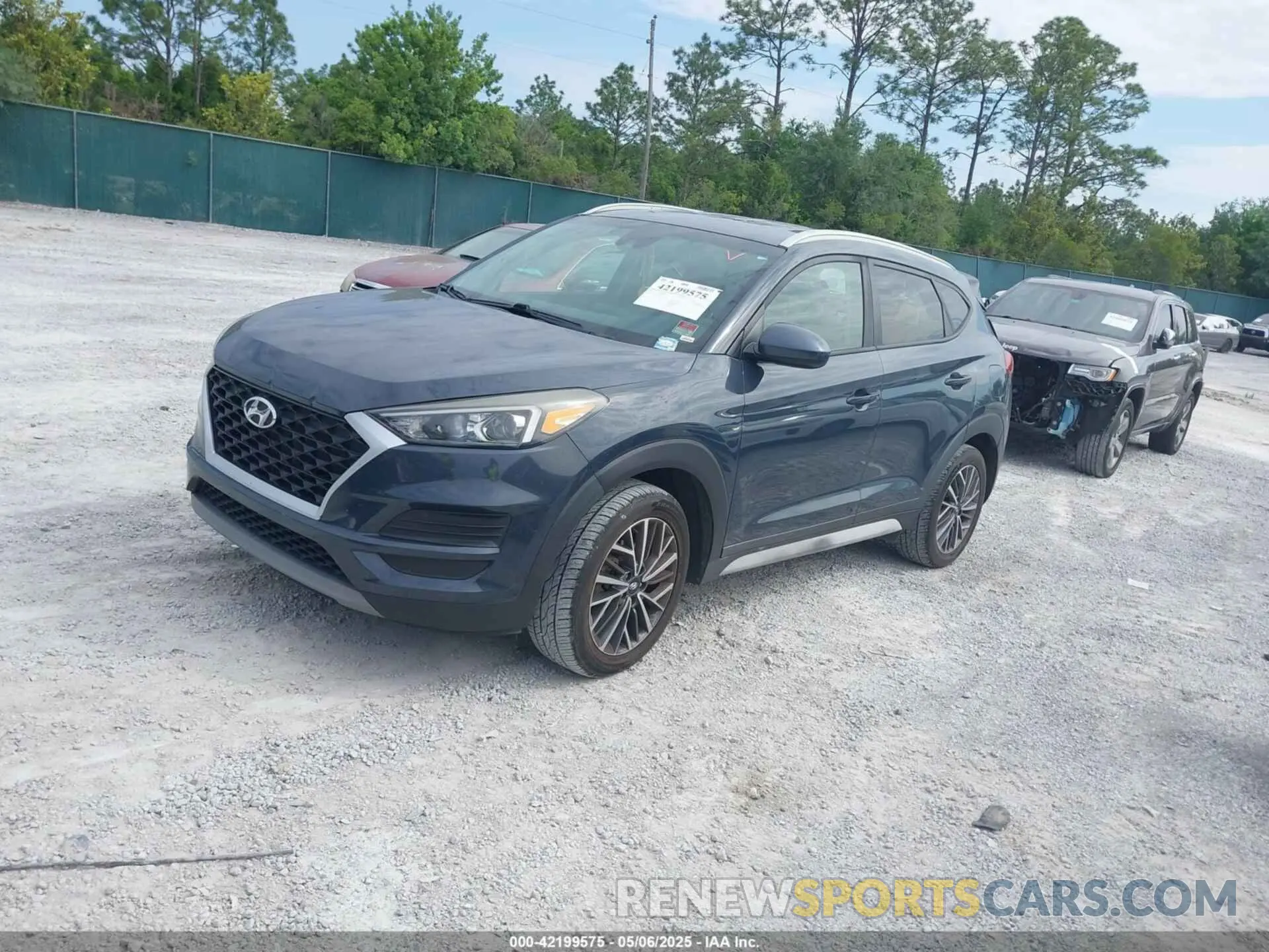 2 Фотография поврежденного автомобиля KM8J33AL9KU949771 HYUNDAI TUCSON 2019