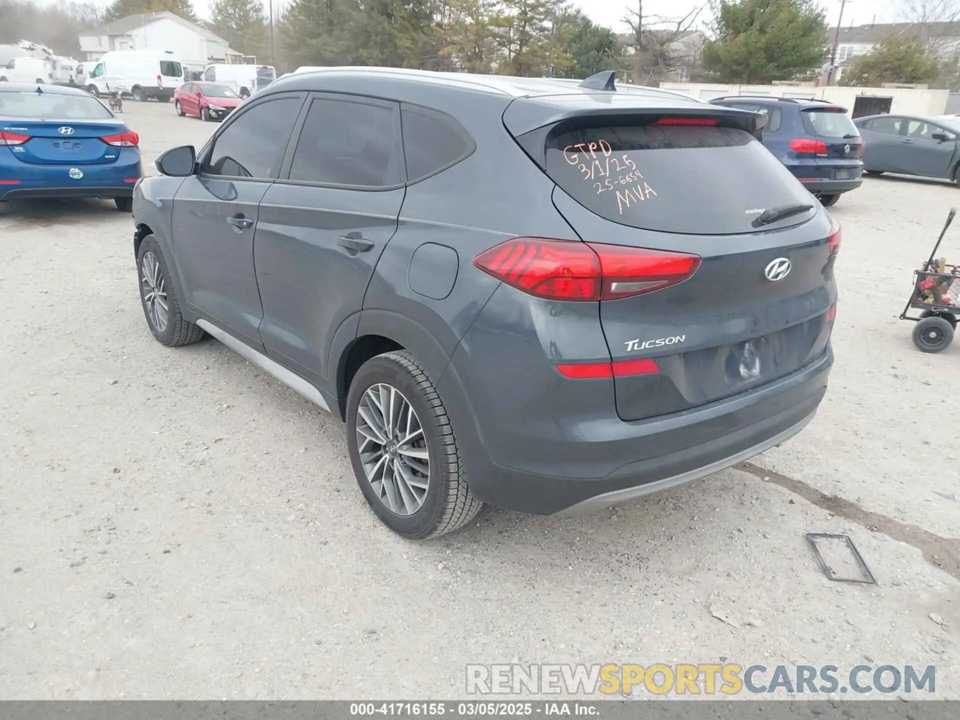 3 Photograph of a damaged car KM8J33AL9KU972838 HYUNDAI TUCSON 2019