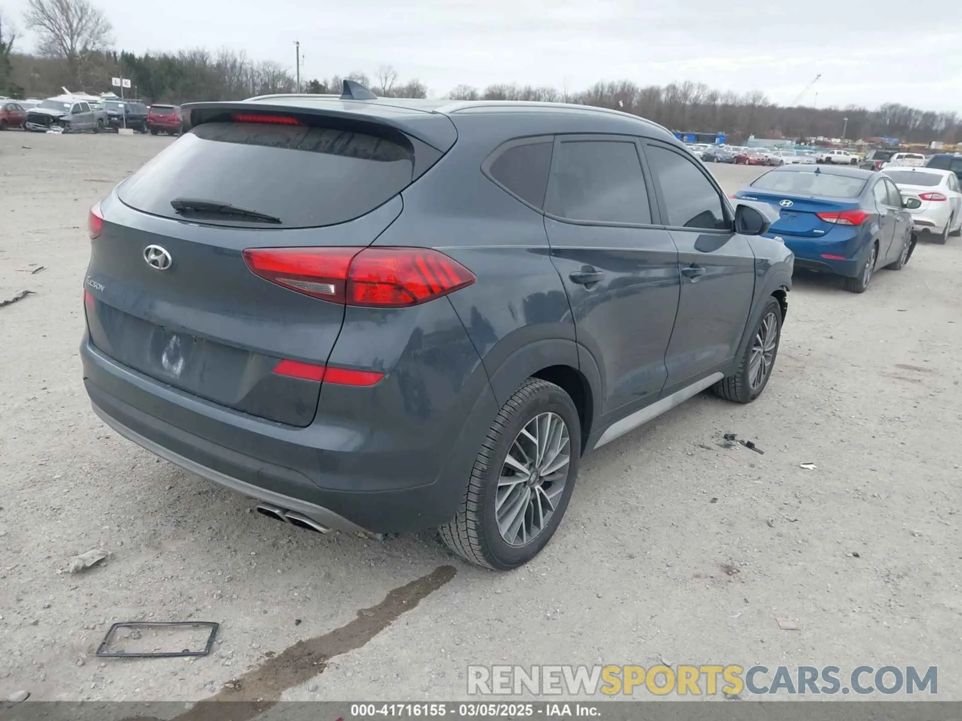 4 Photograph of a damaged car KM8J33AL9KU972838 HYUNDAI TUCSON 2019