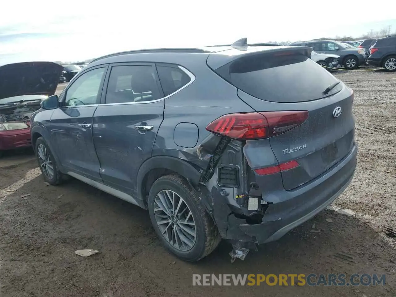 2 Photograph of a damaged car KM8J33ALXKU023556 HYUNDAI TUCSON 2019