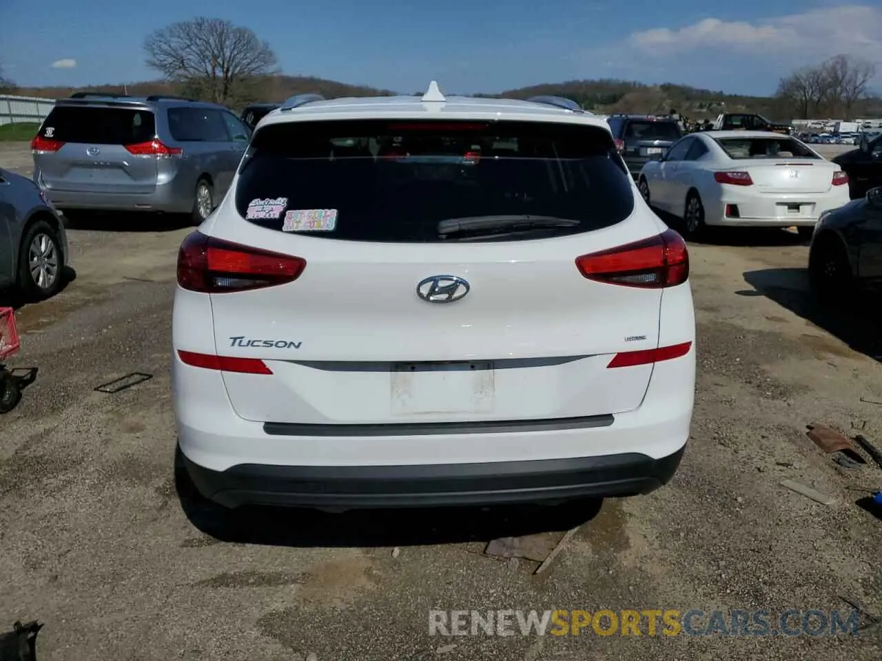 6 Photograph of a damaged car KM8J3CA40KU070717 HYUNDAI TUCSON 2019
