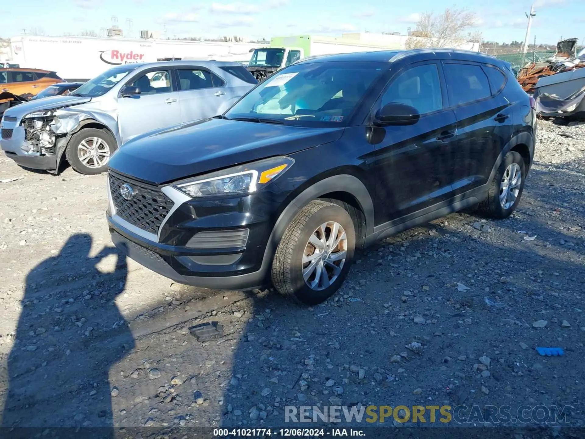2 Photograph of a damaged car KM8J3CA40KU878596 HYUNDAI TUCSON 2019