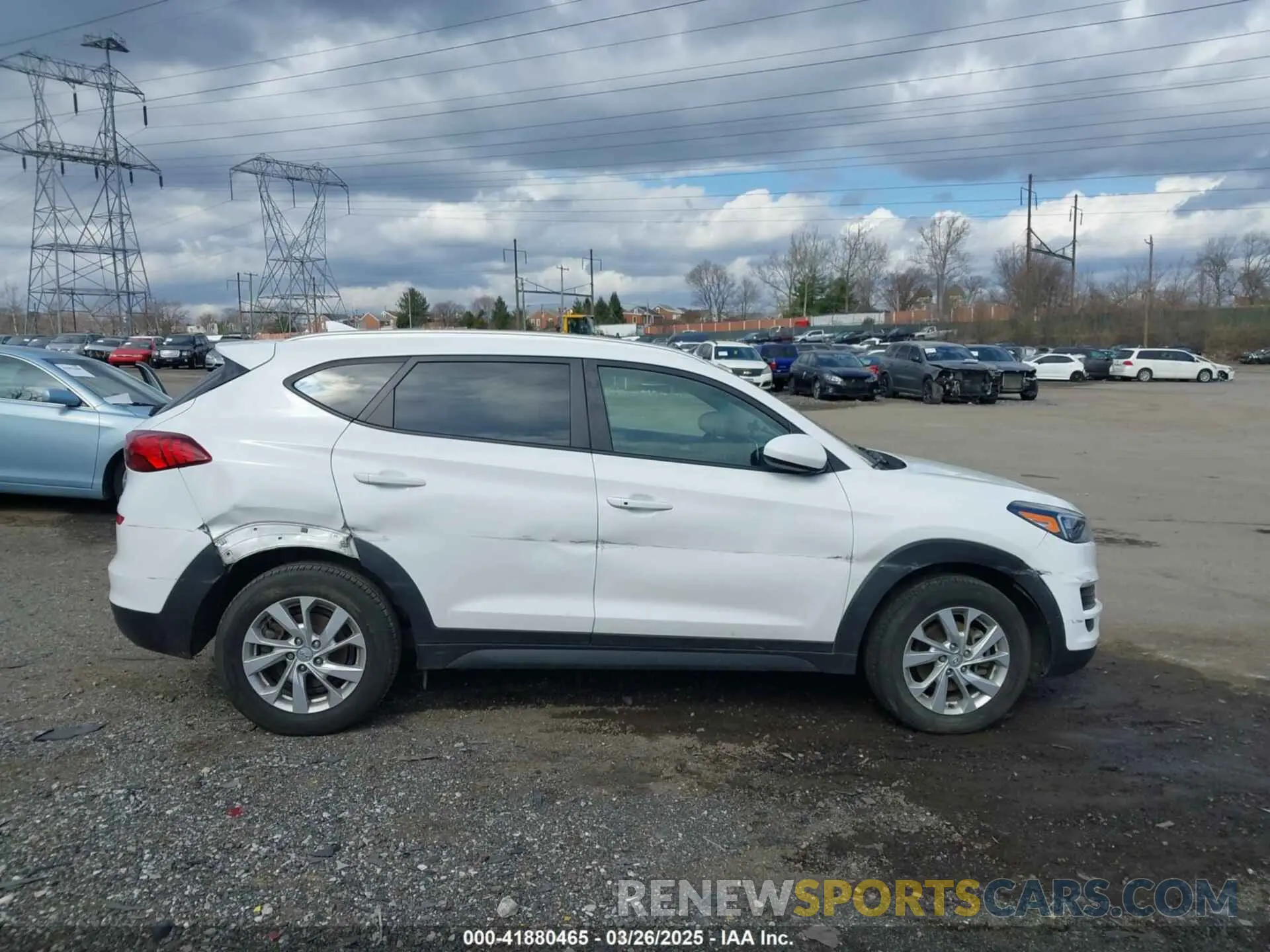 13 Photograph of a damaged car KM8J3CA42KU013032 HYUNDAI TUCSON 2019