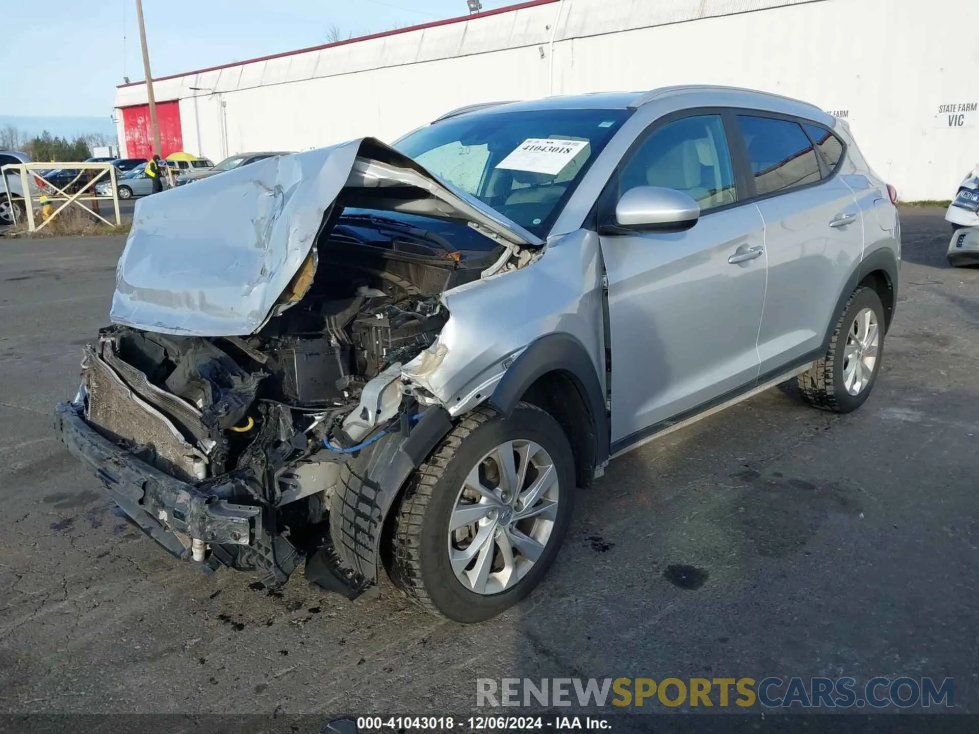 2 Photograph of a damaged car KM8J3CA46KU862841 HYUNDAI TUCSON 2019