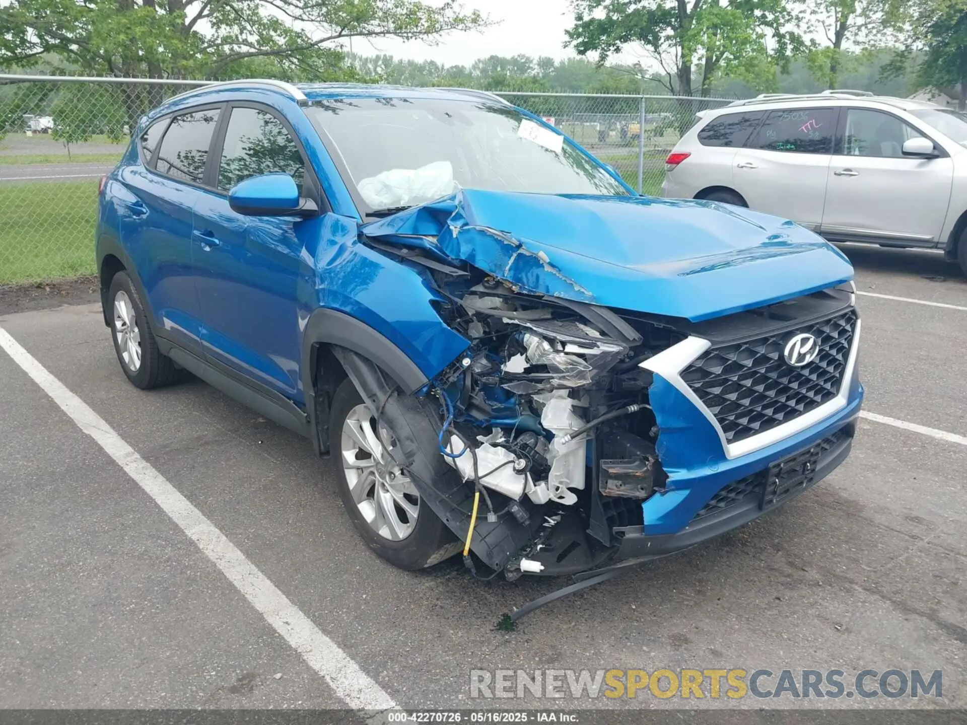 1 Фотография поврежденного автомобиля KM8J3CA47KU856580 HYUNDAI TUCSON 2019