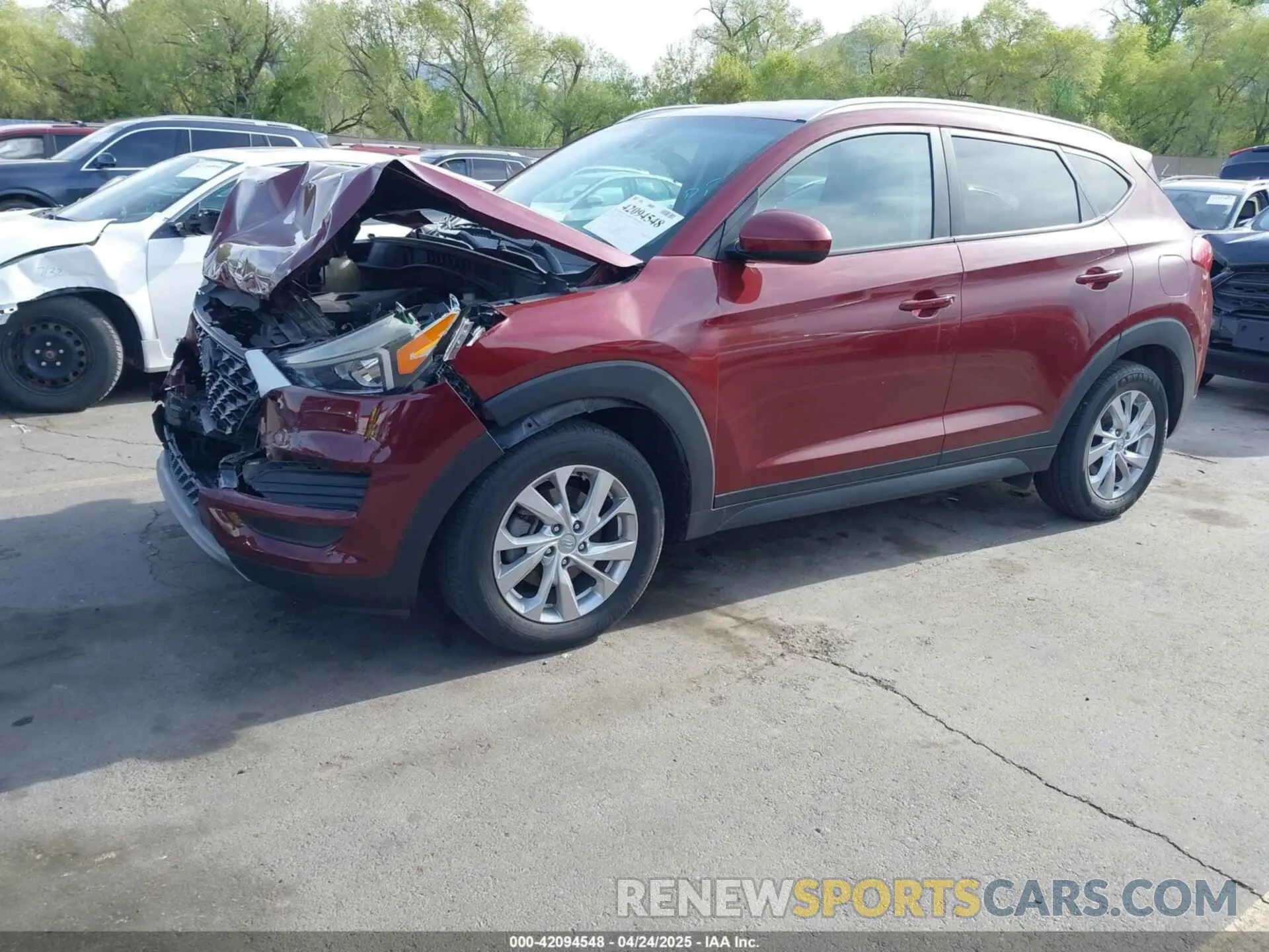 2 Фотография поврежденного автомобиля KM8J3CA47KU881379 HYUNDAI TUCSON 2019