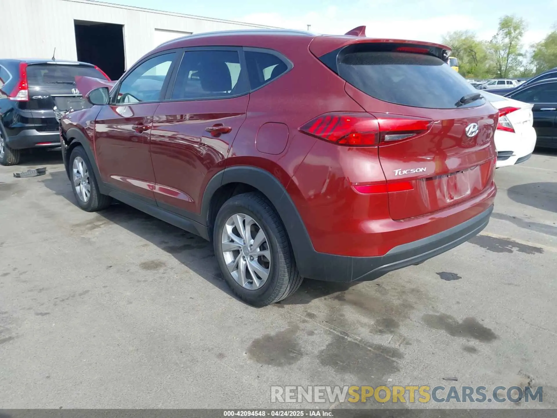 3 Фотография поврежденного автомобиля KM8J3CA47KU881379 HYUNDAI TUCSON 2019