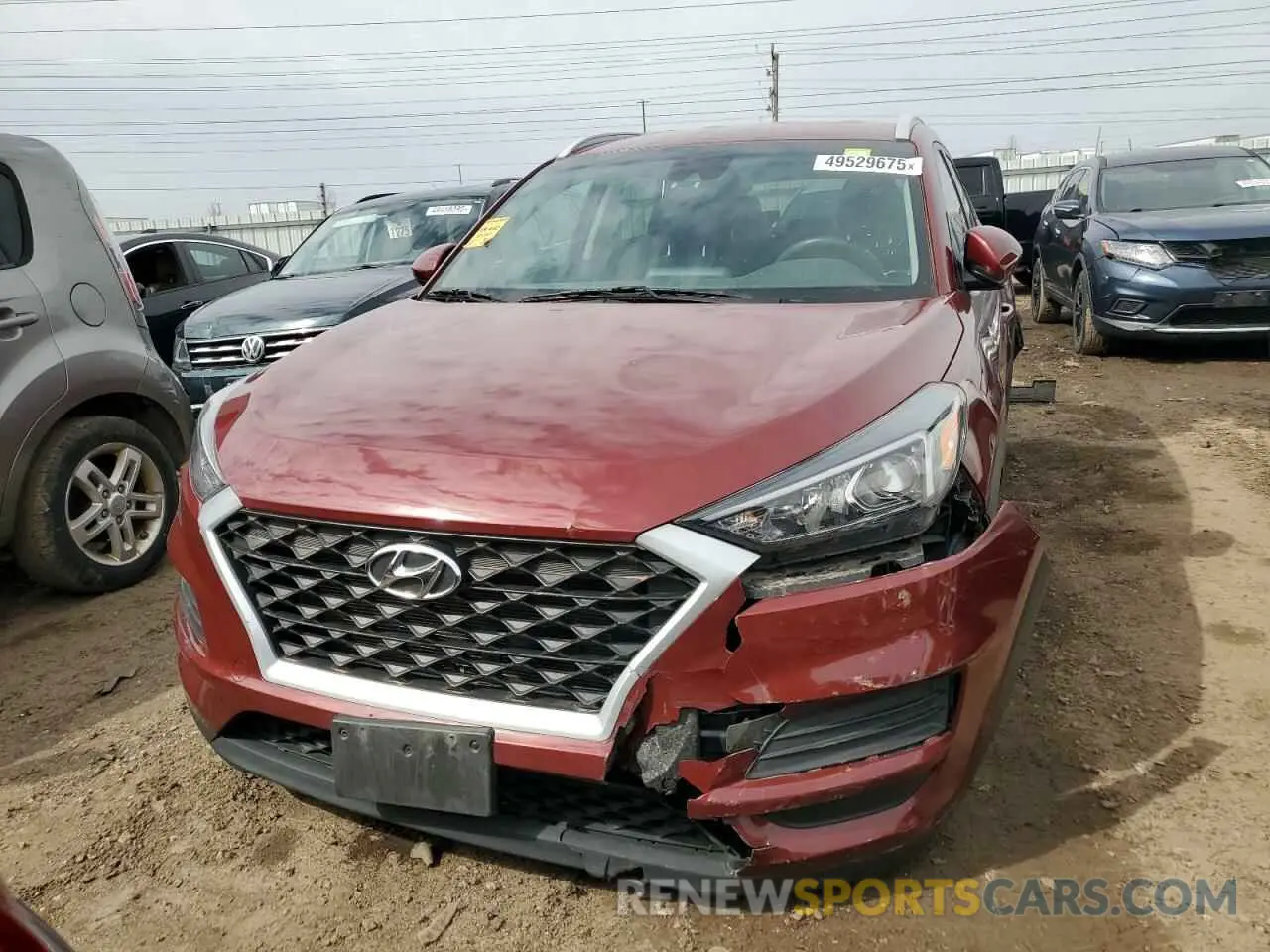 5 Фотография поврежденного автомобиля KM8J3CA48KU035343 HYUNDAI TUCSON 2019