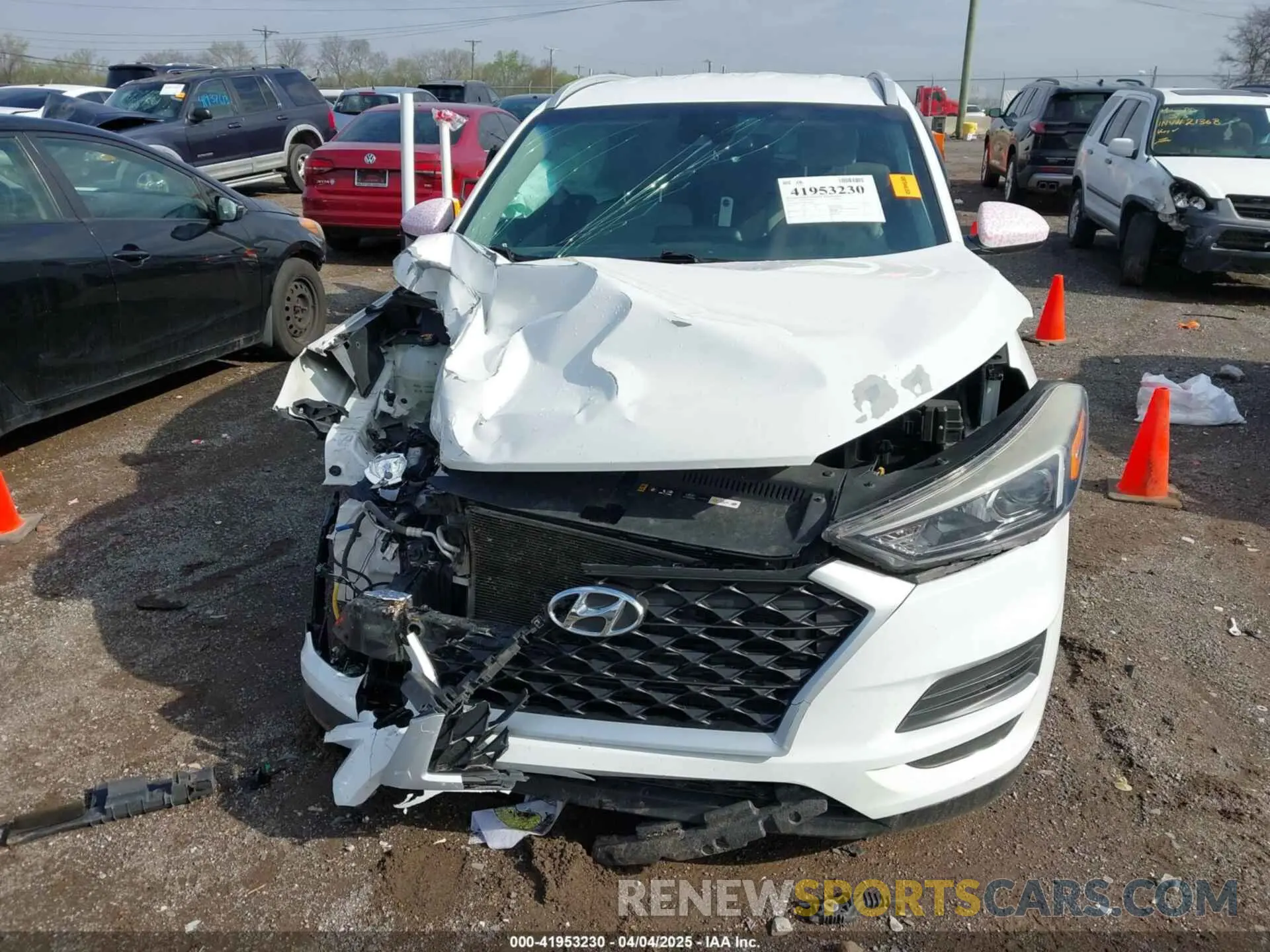 6 Фотография поврежденного автомобиля KM8J3CA49KU954400 HYUNDAI TUCSON 2019