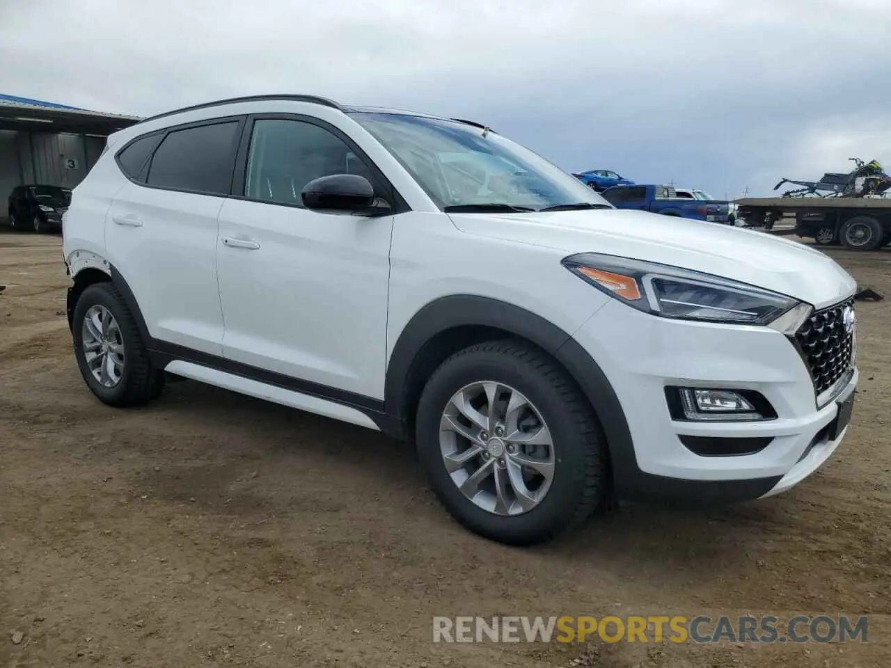 4 Photograph of a damaged car KM8J3CAL0KU958584 HYUNDAI TUCSON 2019
