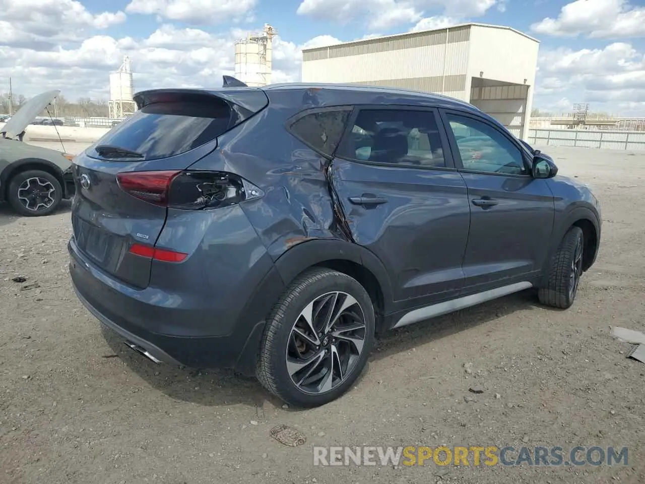 3 Фотография поврежденного автомобиля KM8J3CAL0KU986644 HYUNDAI TUCSON 2019