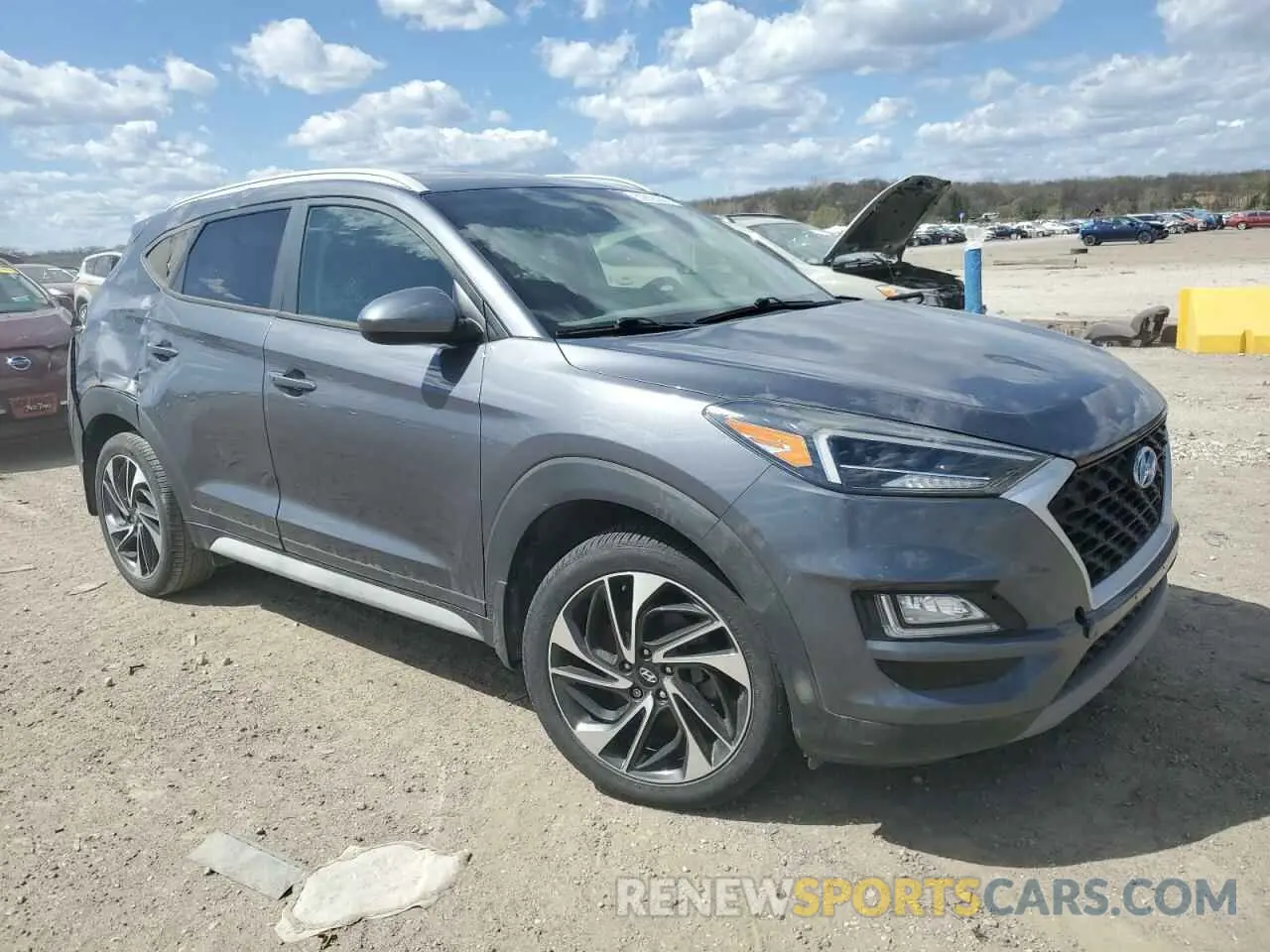 4 Фотография поврежденного автомобиля KM8J3CAL0KU986644 HYUNDAI TUCSON 2019