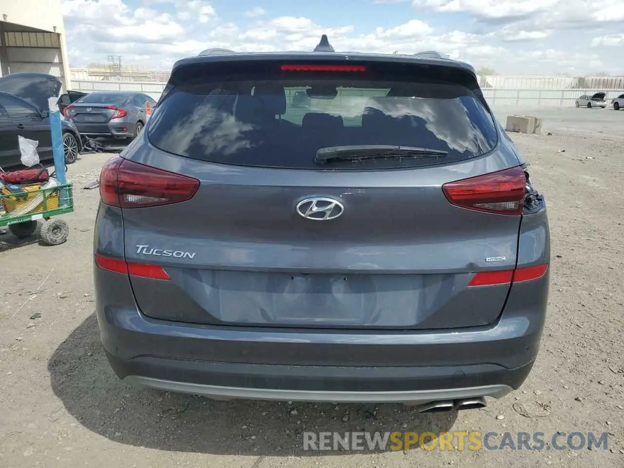 6 Фотография поврежденного автомобиля KM8J3CAL0KU986644 HYUNDAI TUCSON 2019