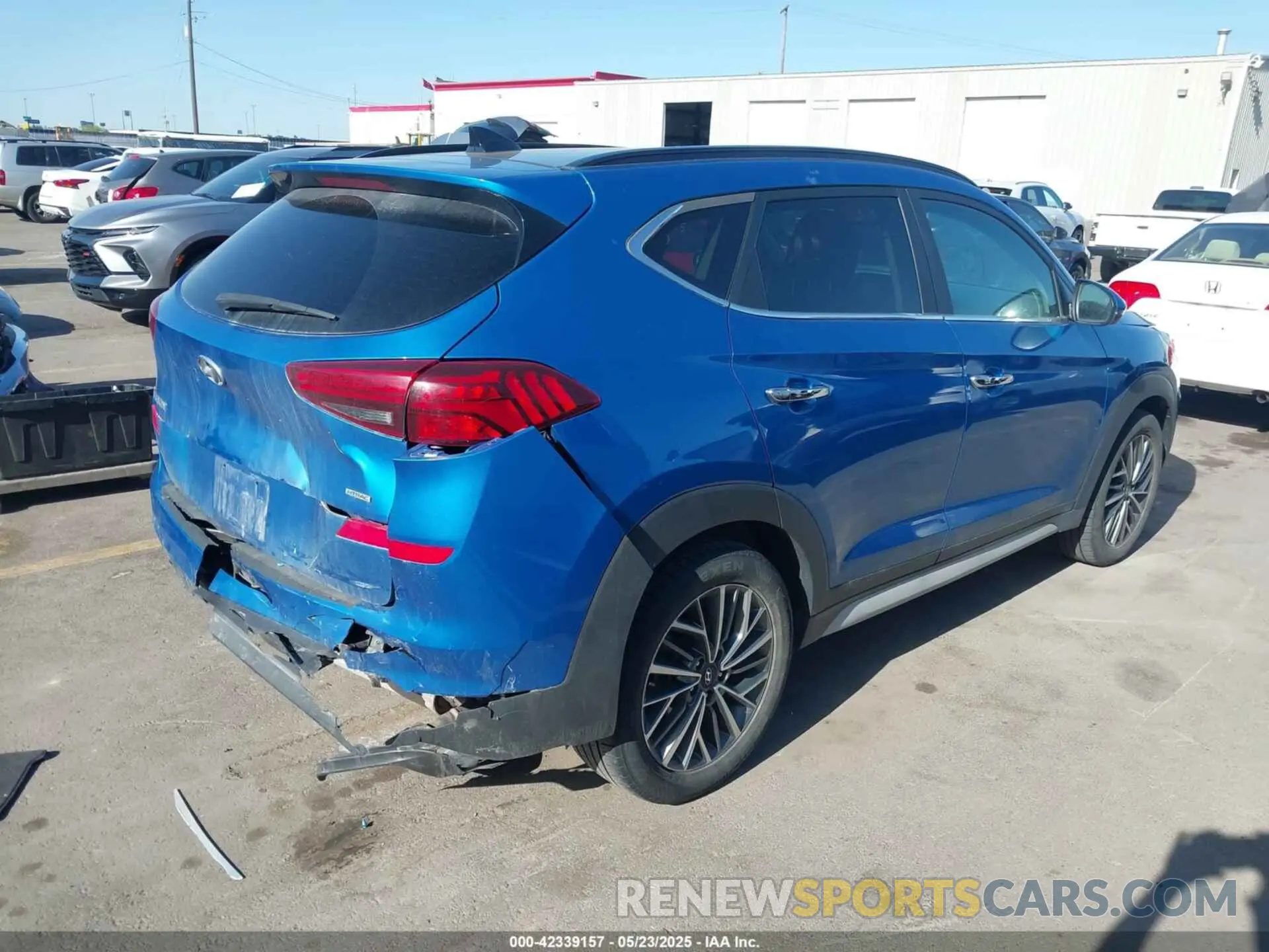 4 Фотография поврежденного автомобиля KM8J3CAL1KU069809 HYUNDAI TUCSON 2019