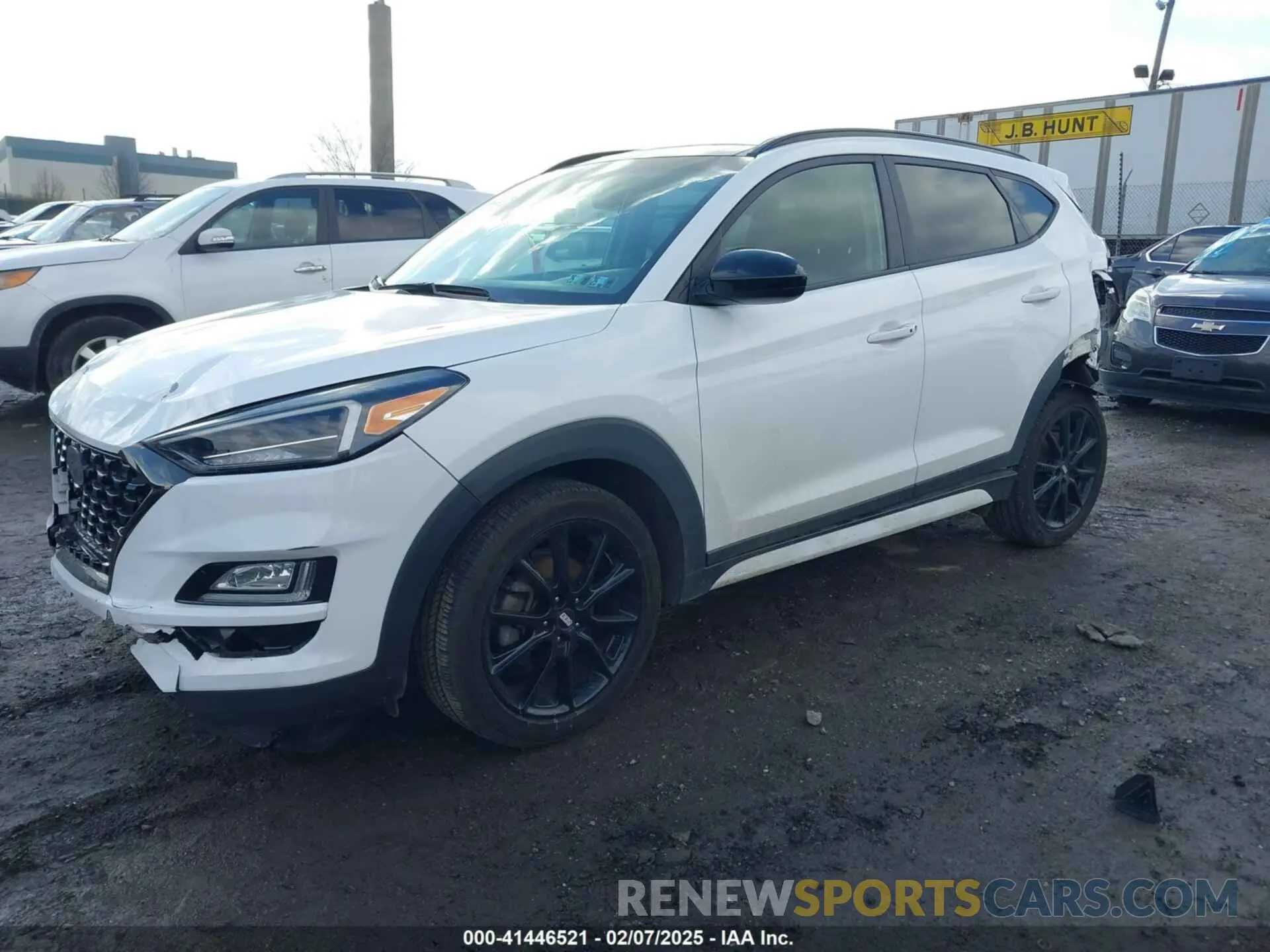 2 Фотография поврежденного автомобиля KM8J3CAL2KU949093 HYUNDAI TUCSON 2019