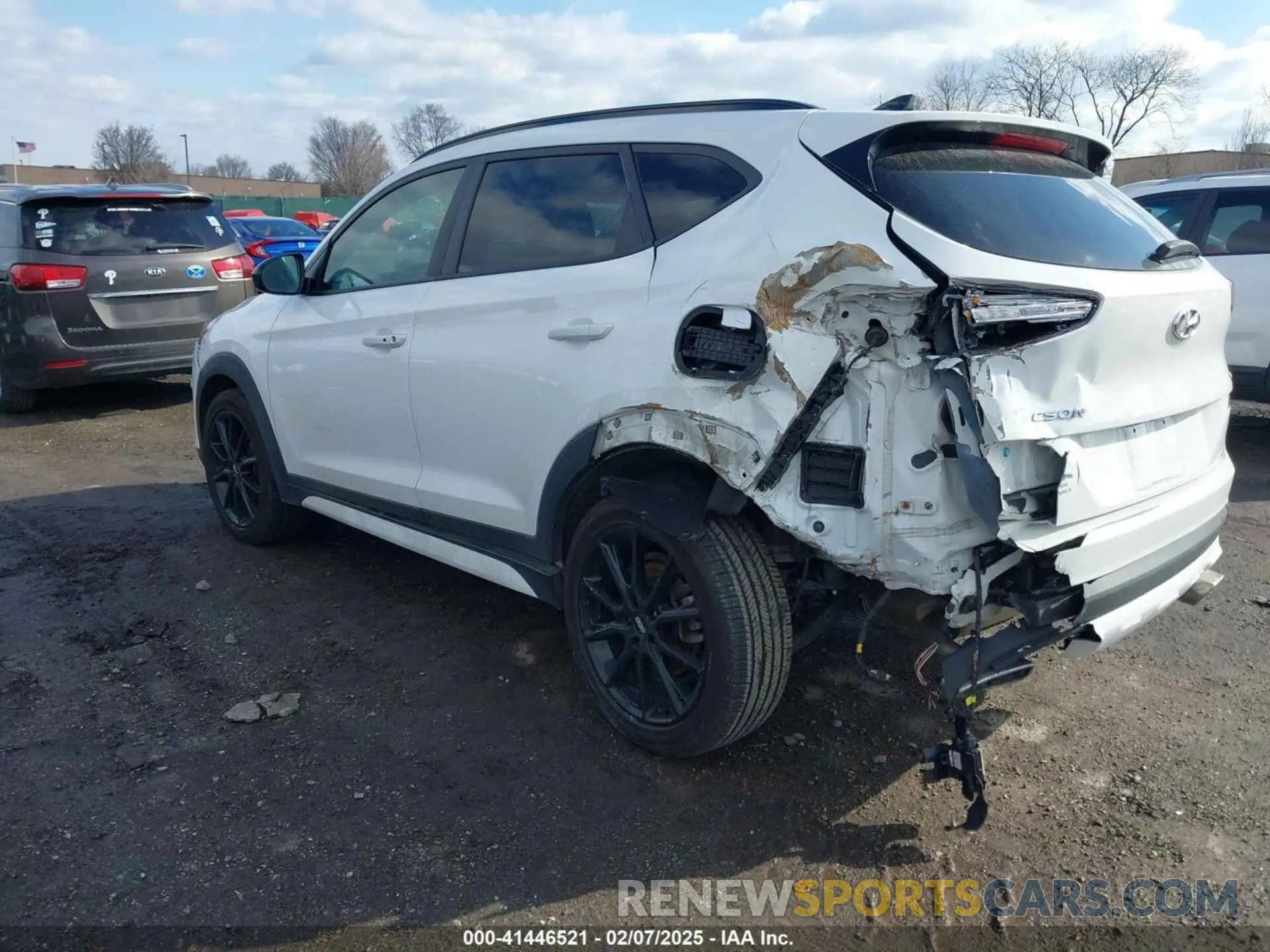 3 Фотография поврежденного автомобиля KM8J3CAL2KU949093 HYUNDAI TUCSON 2019