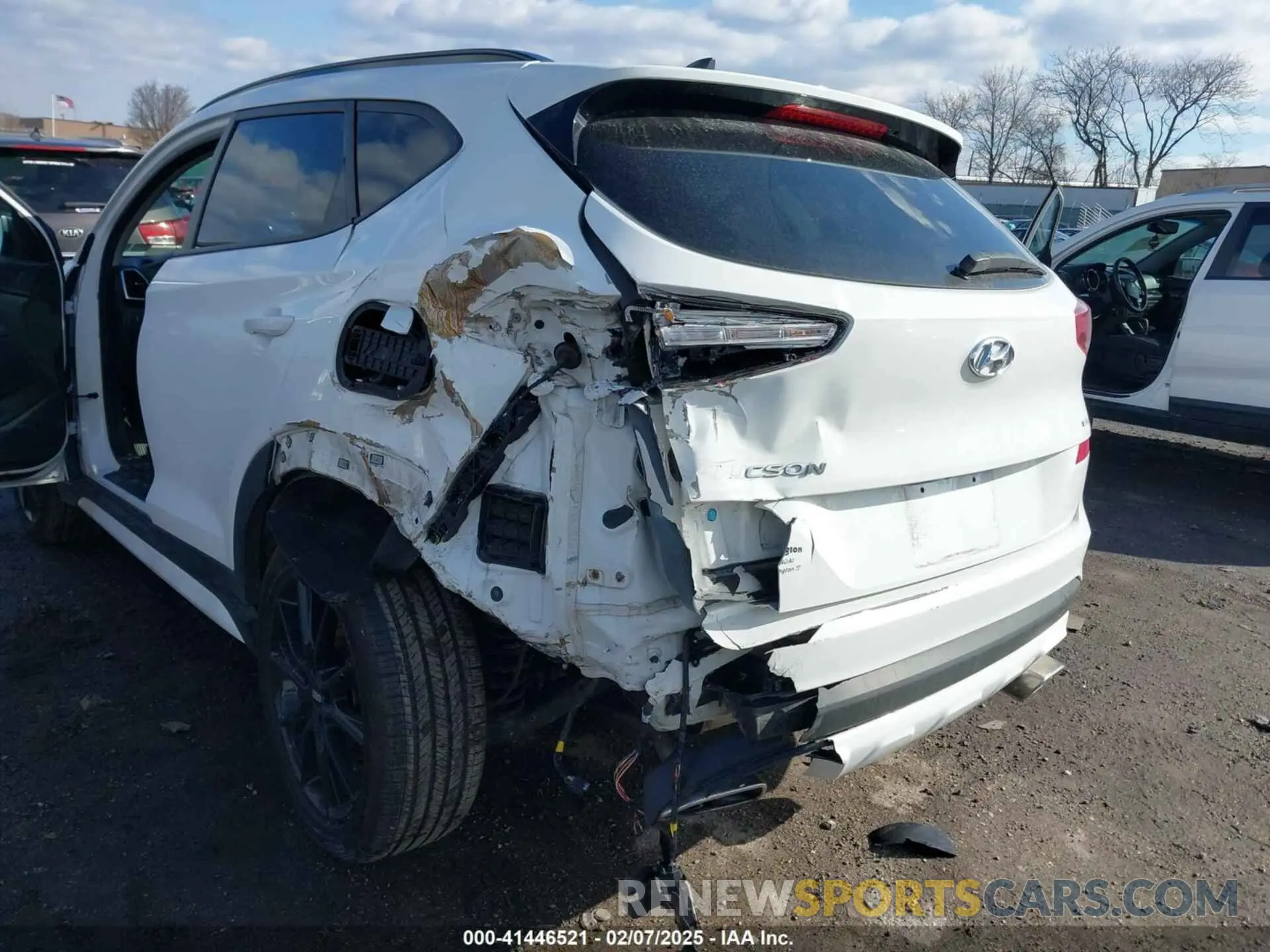 6 Фотография поврежденного автомобиля KM8J3CAL2KU949093 HYUNDAI TUCSON 2019
