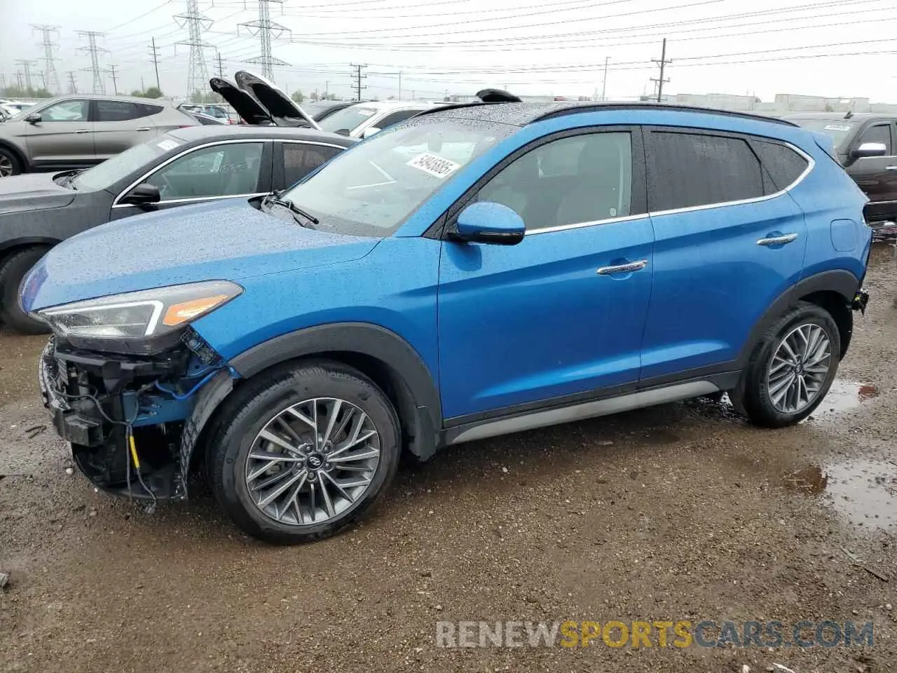 1 Photograph of a damaged car KM8J3CAL3KU016206 HYUNDAI TUCSON 2019