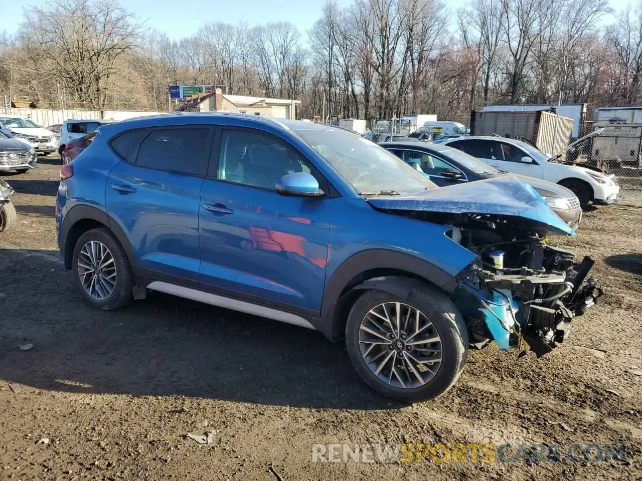 4 Photograph of a damaged car KM8J3CAL6KU070907 HYUNDAI TUCSON 2019