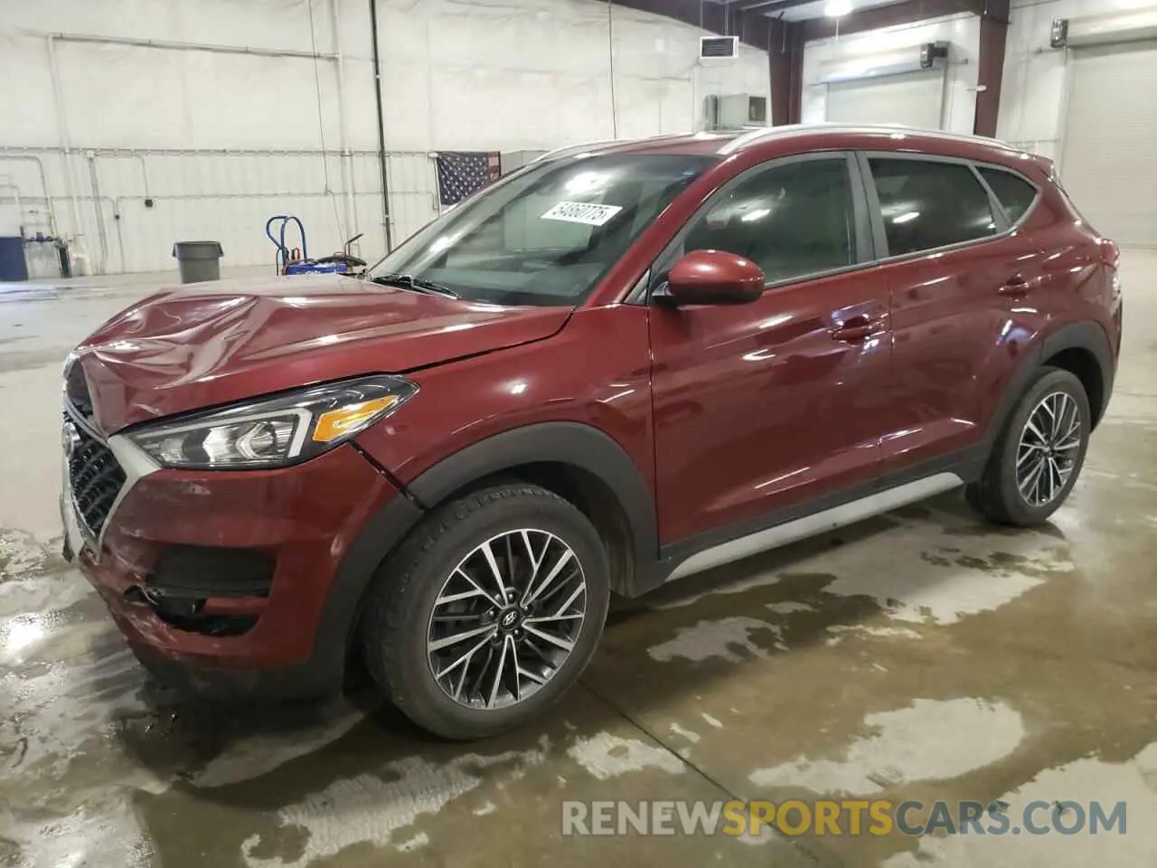 1 Photograph of a damaged car KM8J3CAL7KU845957 HYUNDAI TUCSON 2019
