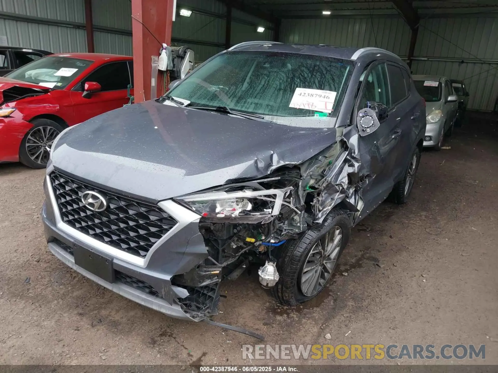 2 Фотография поврежденного автомобиля KM8J3CAL7KU993669 HYUNDAI TUCSON 2019