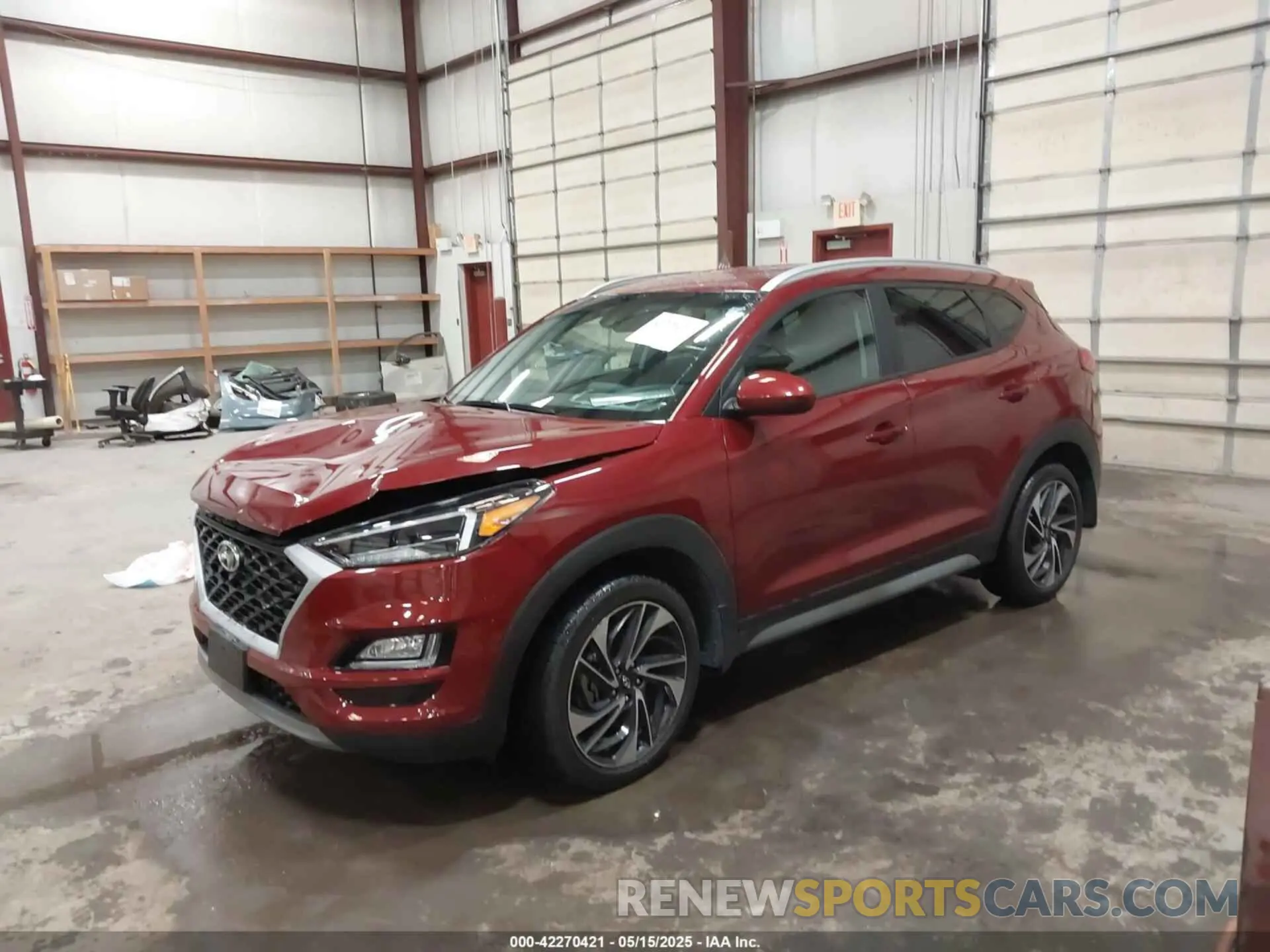 2 Photograph of a damaged car KM8J3CAL8KU848771 HYUNDAI TUCSON 2019