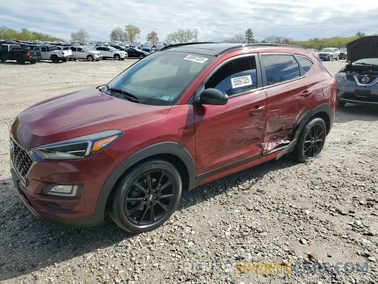 1 Фотография поврежденного автомобиля KM8J3CAL8KU990117 HYUNDAI TUCSON 2019