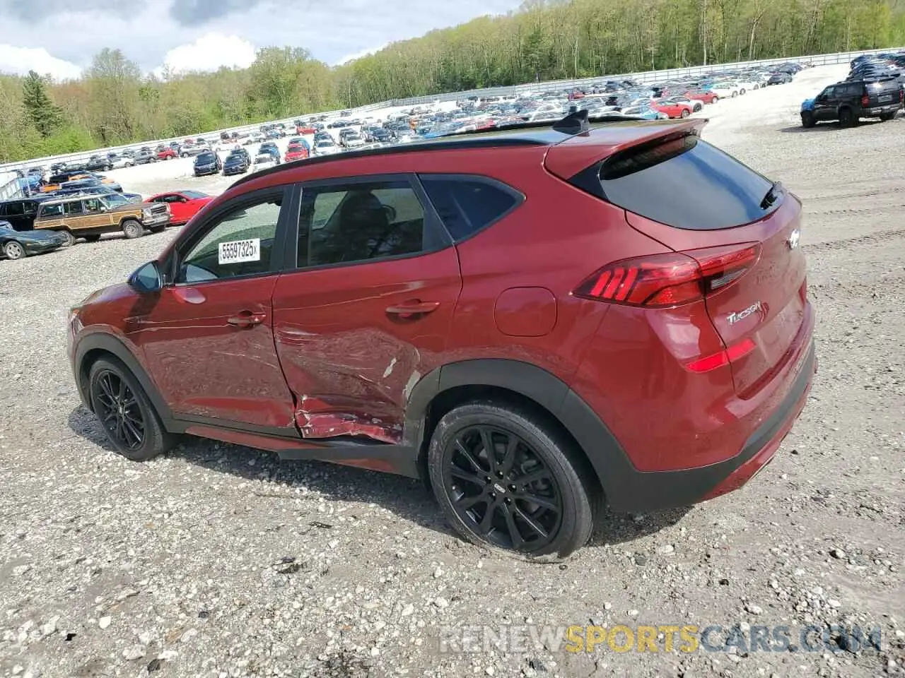 2 Фотография поврежденного автомобиля KM8J3CAL8KU990117 HYUNDAI TUCSON 2019