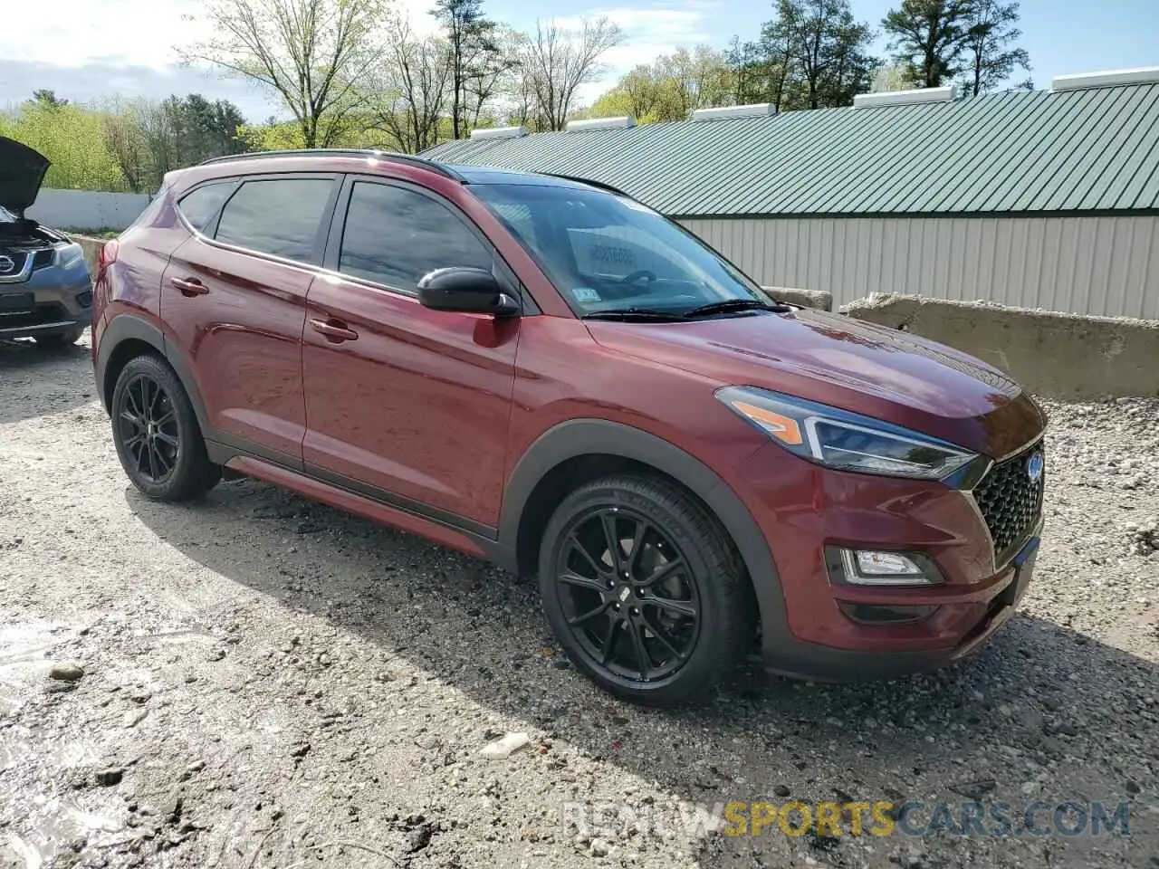 4 Фотография поврежденного автомобиля KM8J3CAL8KU990117 HYUNDAI TUCSON 2019