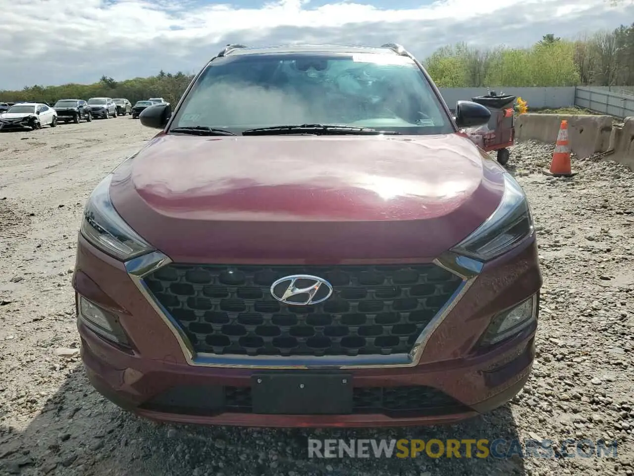 5 Фотография поврежденного автомобиля KM8J3CAL8KU990117 HYUNDAI TUCSON 2019