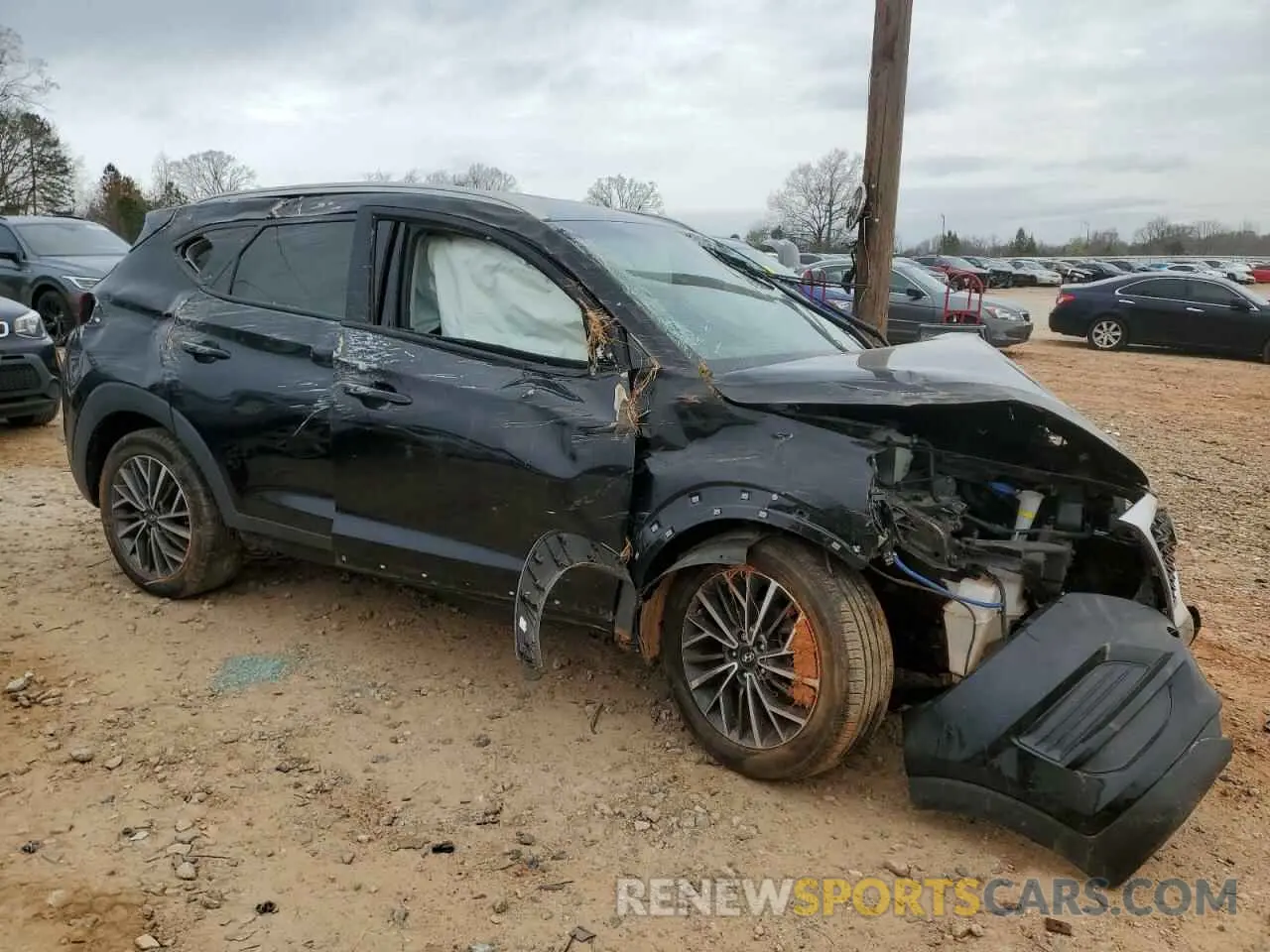 4 Фотография поврежденного автомобиля KM8J3CAL9KU886879 HYUNDAI TUCSON 2019