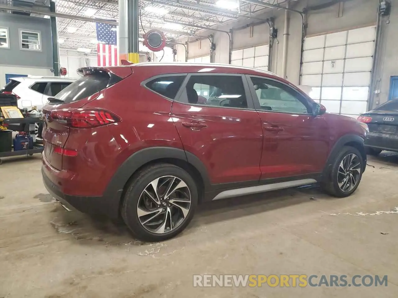 3 Фотография поврежденного автомобиля KM8J3CALXKU076970 HYUNDAI TUCSON 2019