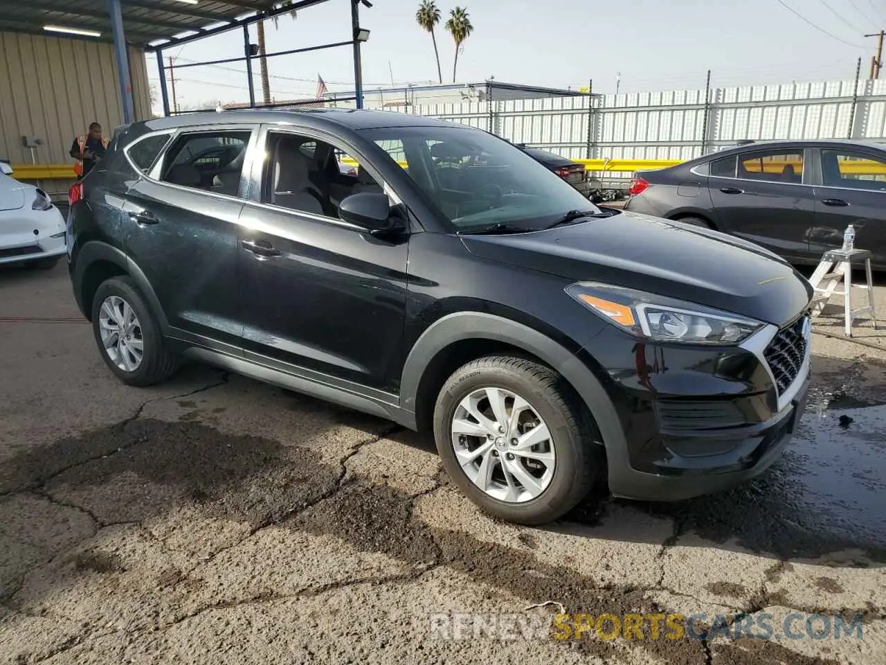 4 Photograph of a damaged car KM8J23A40LU078806 HYUNDAI TUCSON 2020