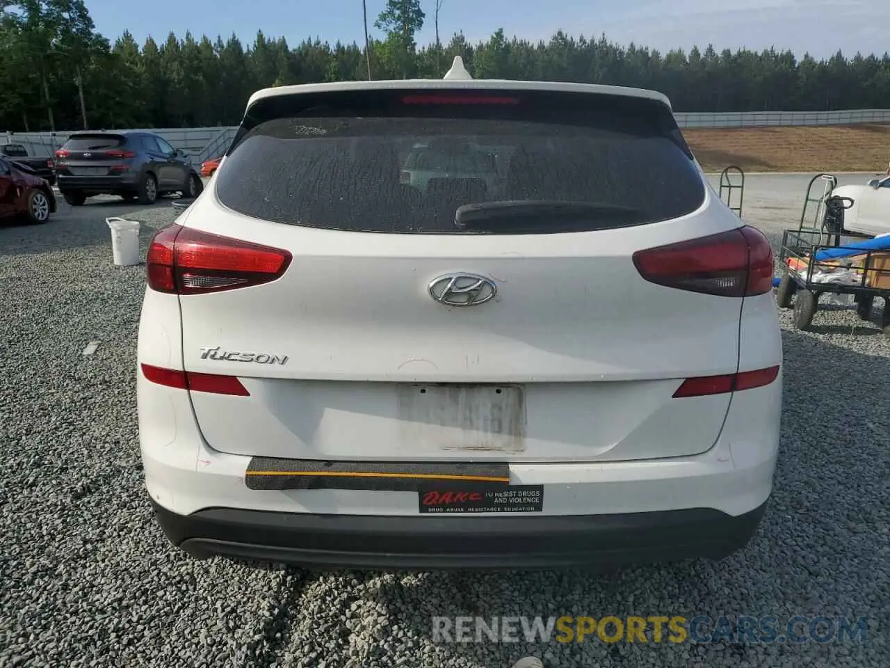 6 Photograph of a damaged car KM8J23A43LU092702 HYUNDAI TUCSON 2020