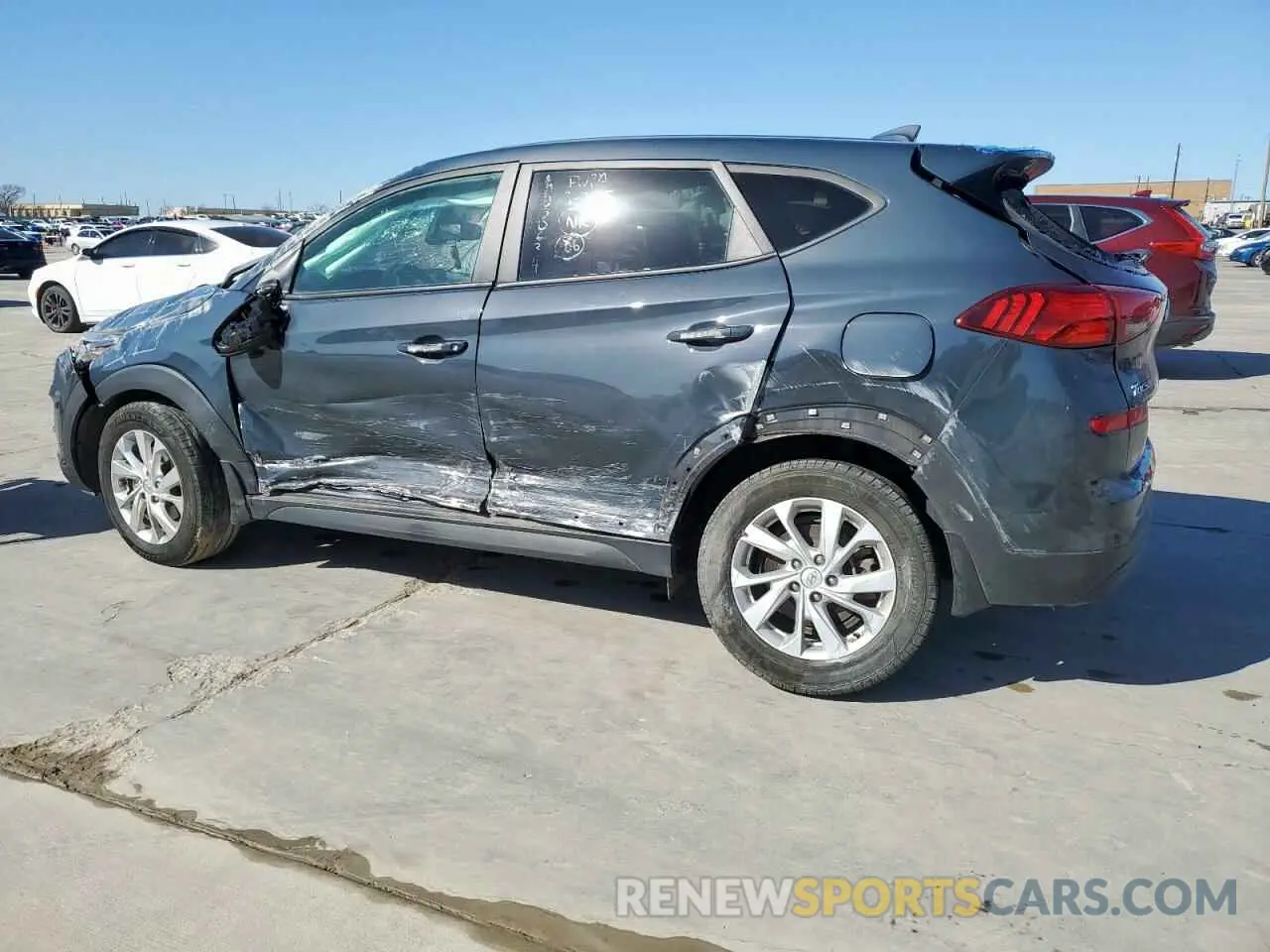 2 Фотография поврежденного автомобиля KM8J23A43LU189558 HYUNDAI TUCSON 2020