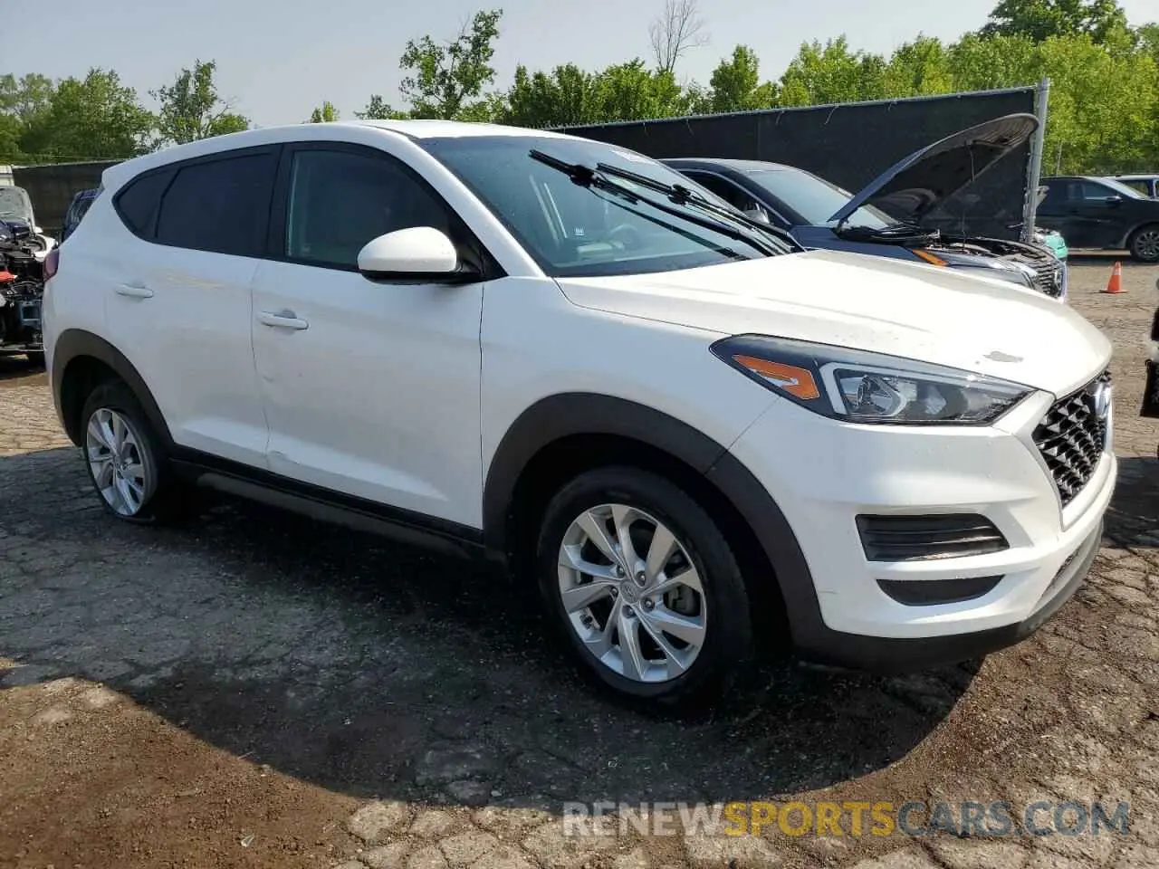 4 Photograph of a damaged car KM8J23A43LU242369 HYUNDAI TUCSON 2020