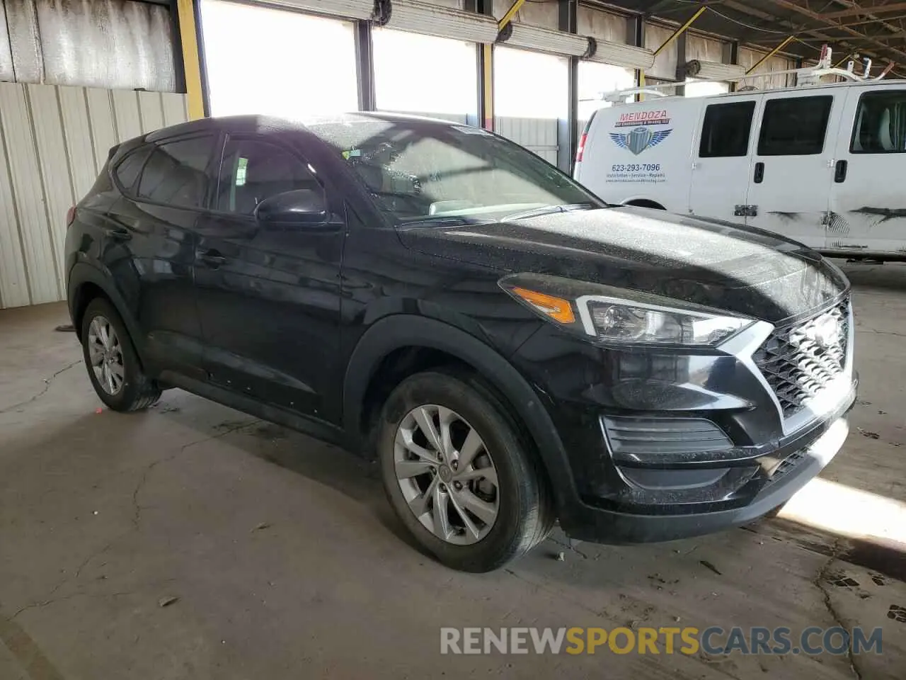 4 Photograph of a damaged car KM8J23A43LU250469 HYUNDAI TUCSON 2020
