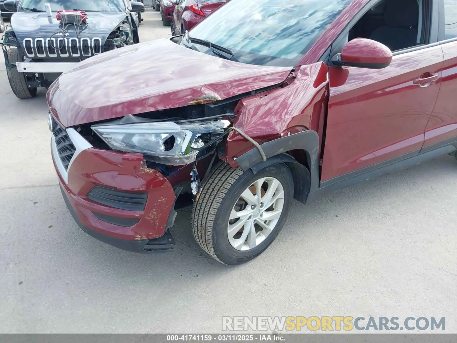 6 Photograph of a damaged car KM8J23A44LU166774 HYUNDAI TUCSON 2020