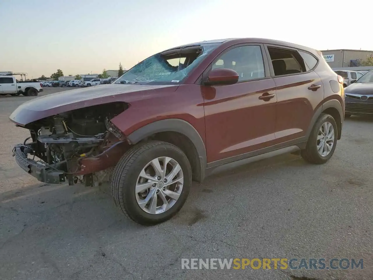 1 Photograph of a damaged car KM8J23A45LU188816 HYUNDAI TUCSON 2020