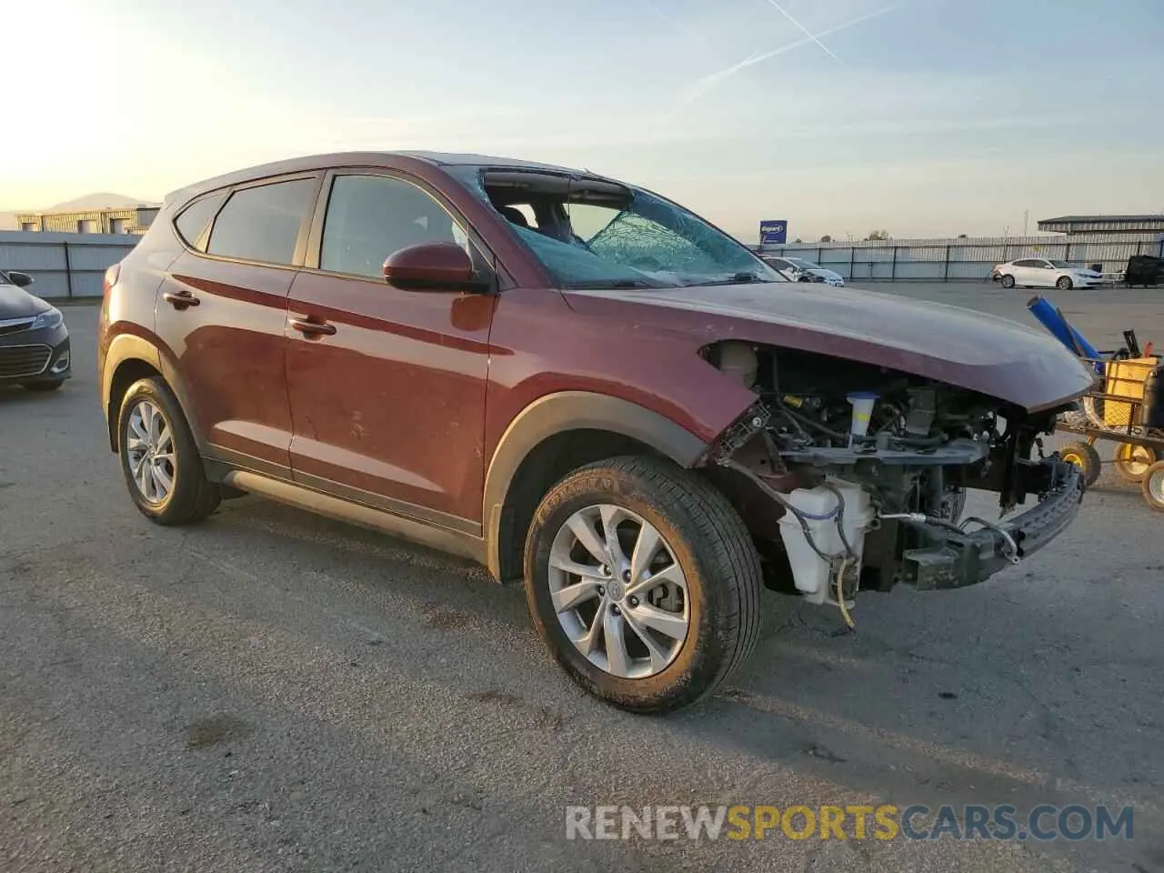 4 Photograph of a damaged car KM8J23A45LU188816 HYUNDAI TUCSON 2020