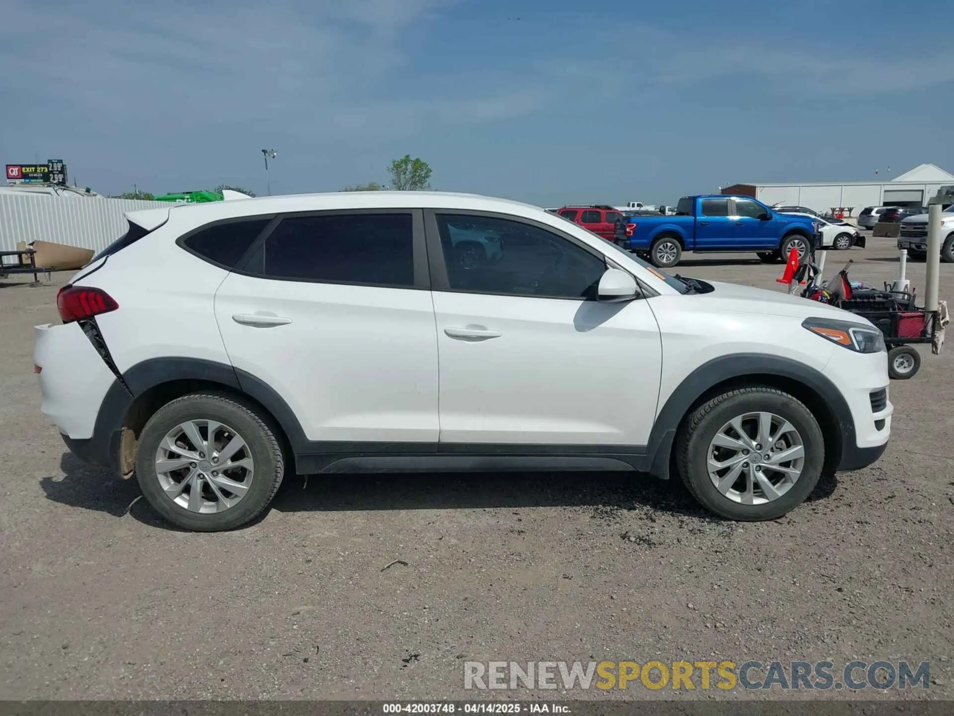 13 Photograph of a damaged car KM8J23A46LU077885 HYUNDAI TUCSON 2020