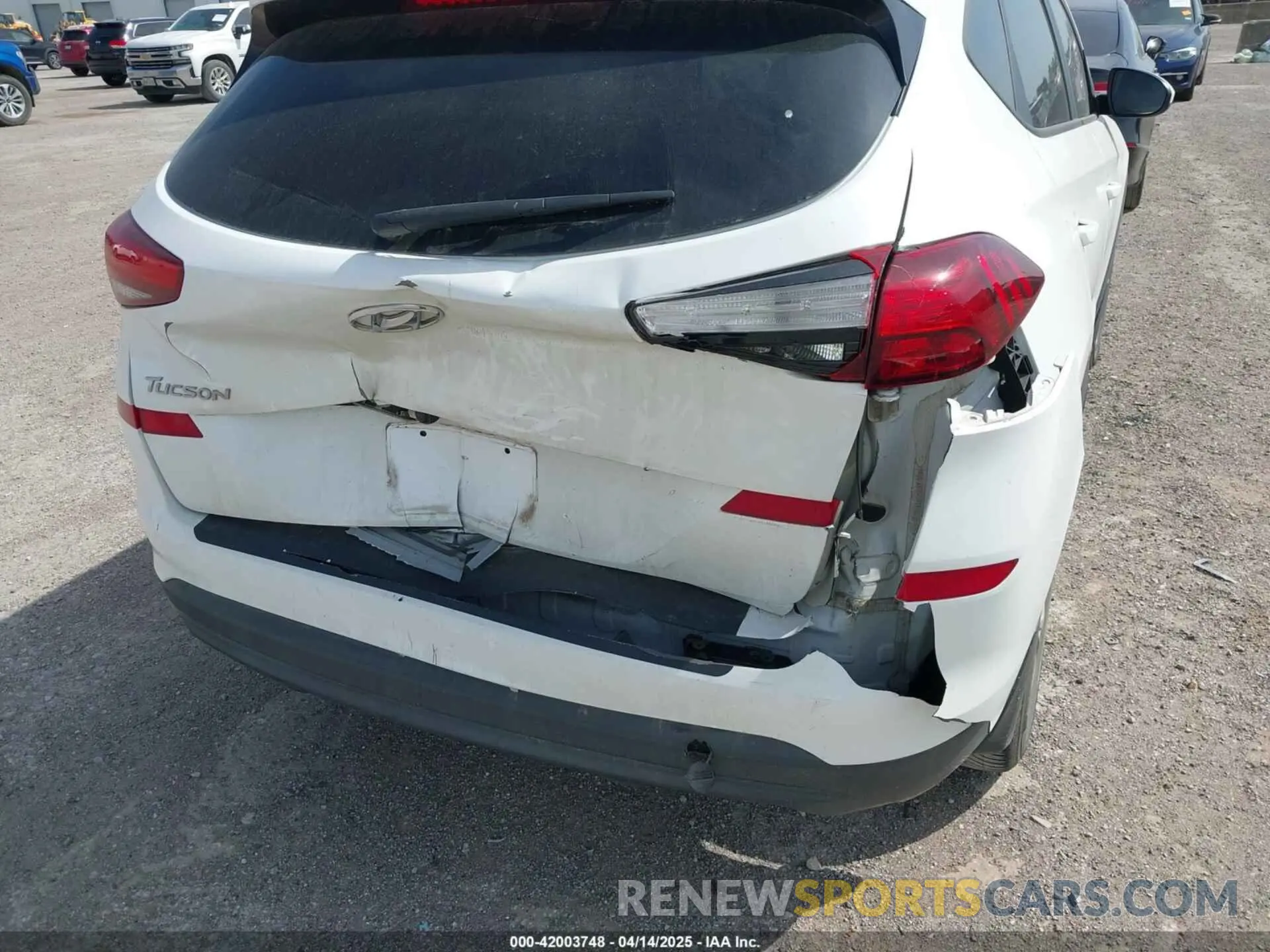 6 Photograph of a damaged car KM8J23A46LU077885 HYUNDAI TUCSON 2020