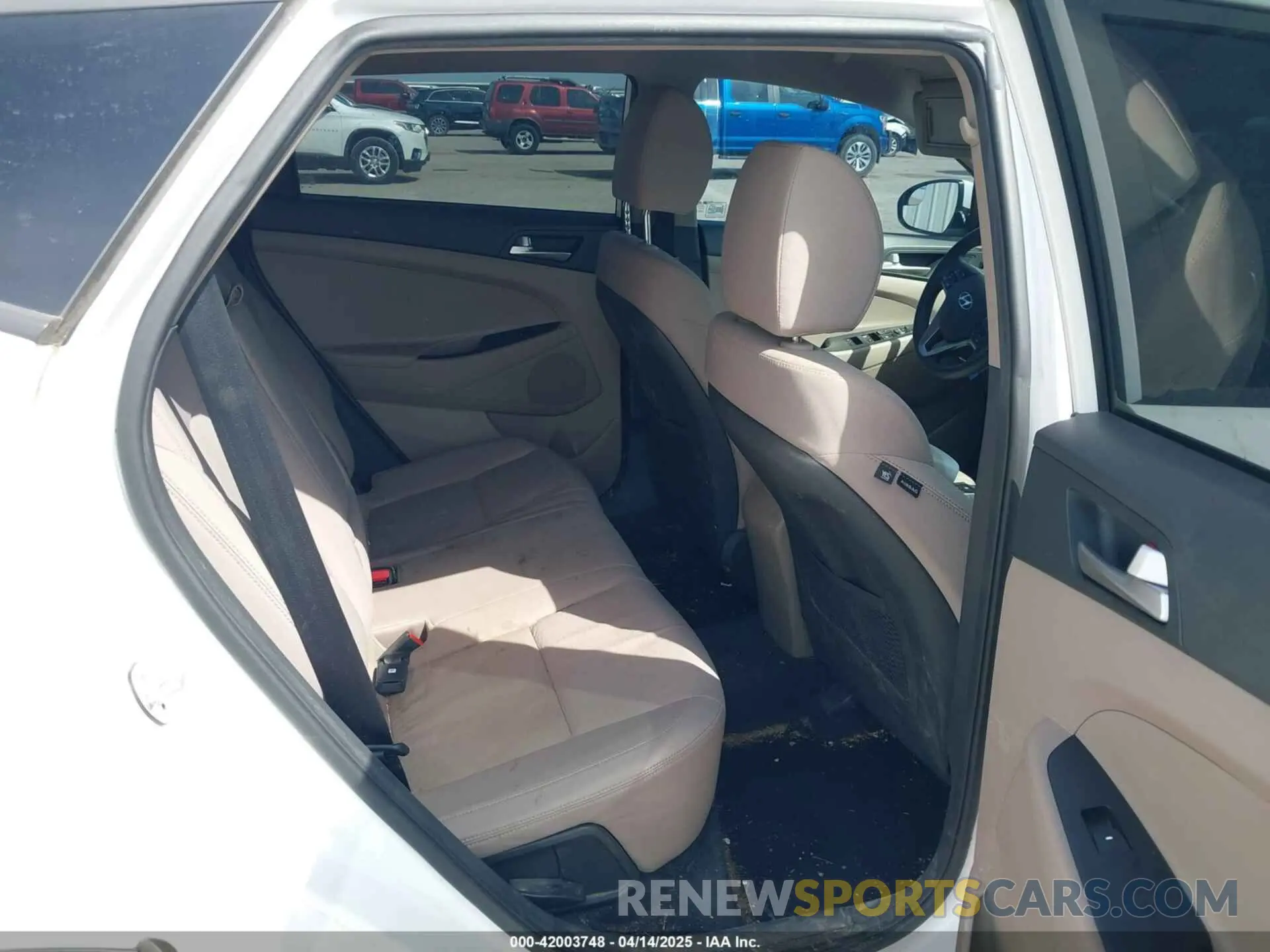 8 Photograph of a damaged car KM8J23A46LU077885 HYUNDAI TUCSON 2020