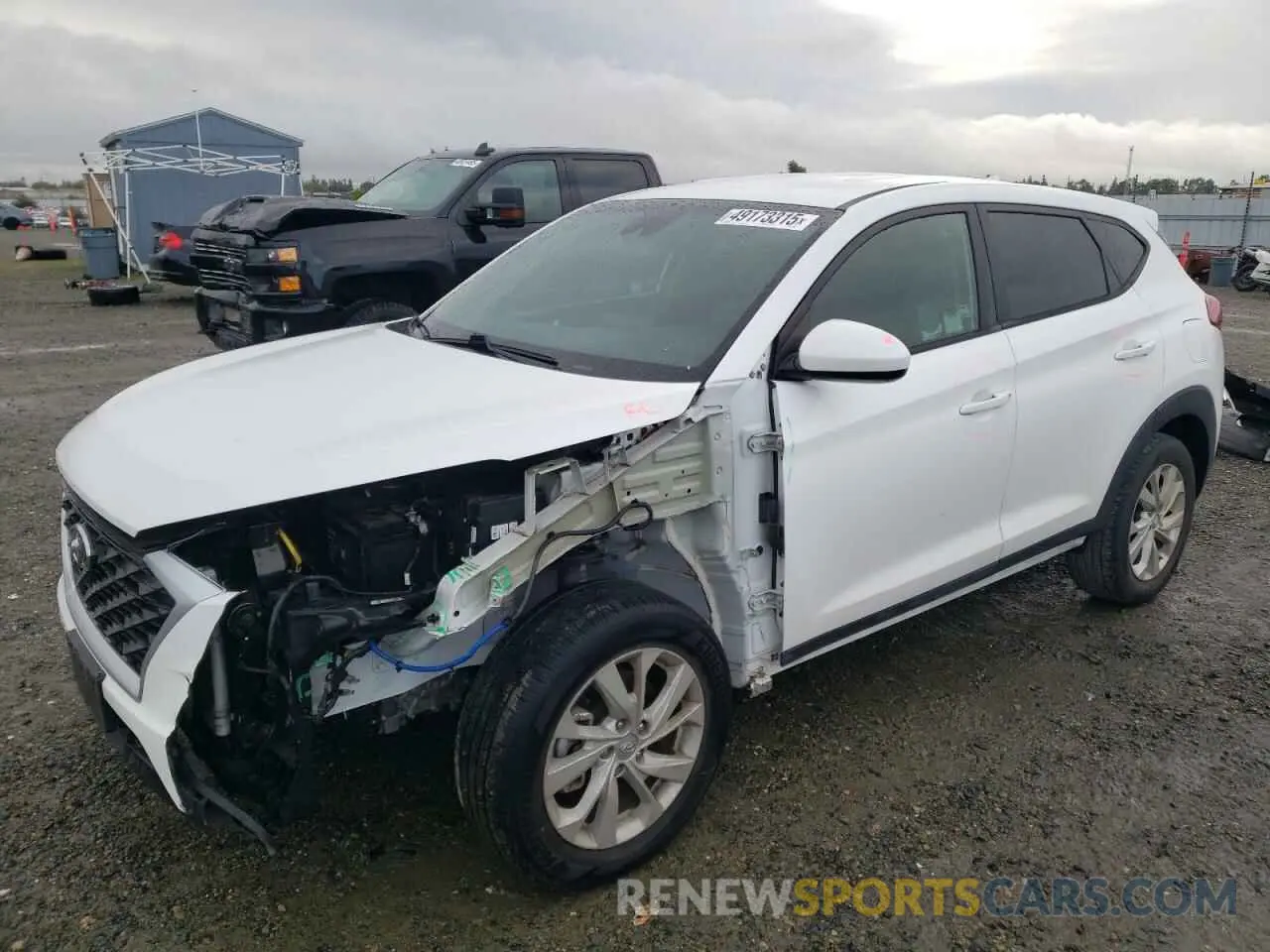 1 Фотография поврежденного автомобиля KM8J23A46LU189439 HYUNDAI TUCSON 2020