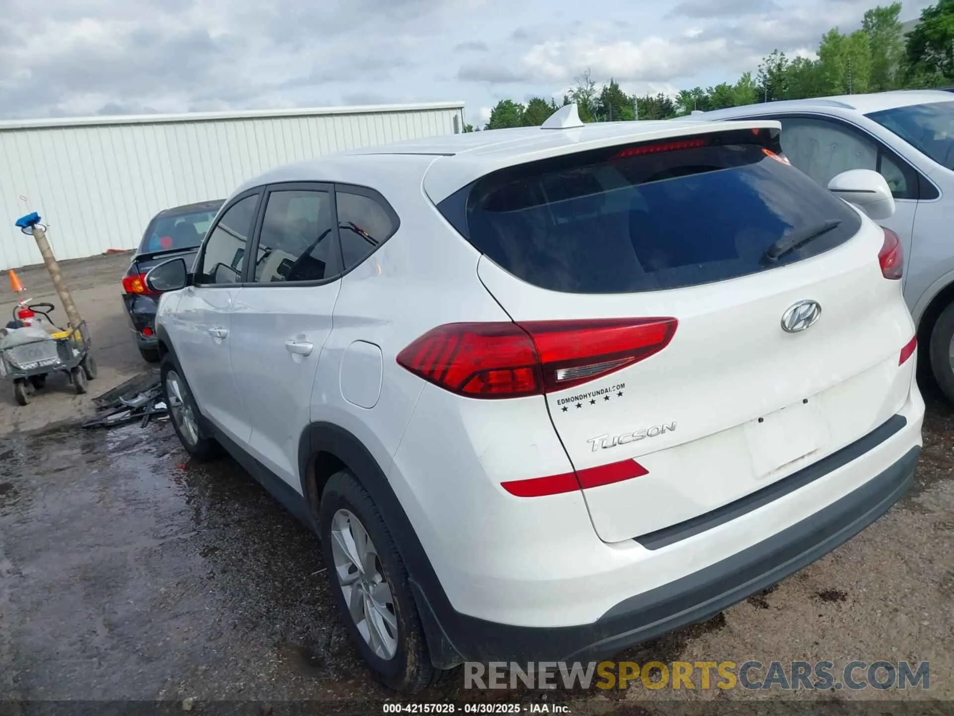 3 Фотография поврежденного автомобиля KM8J23A47LU097546 HYUNDAI TUCSON 2020