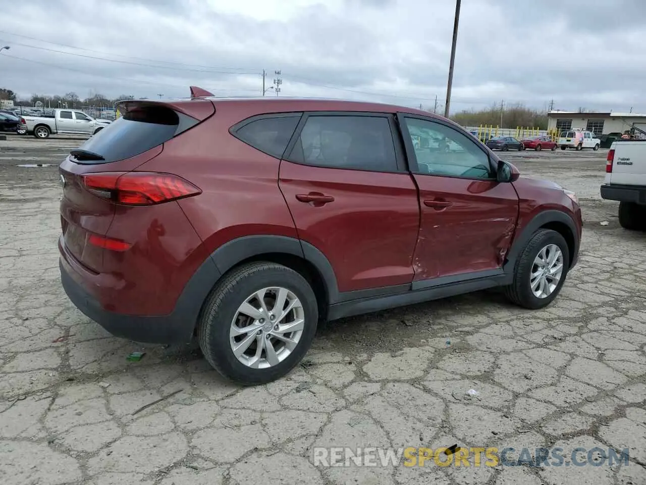 3 Photograph of a damaged car KM8J23A48LU109154 HYUNDAI TUCSON 2020