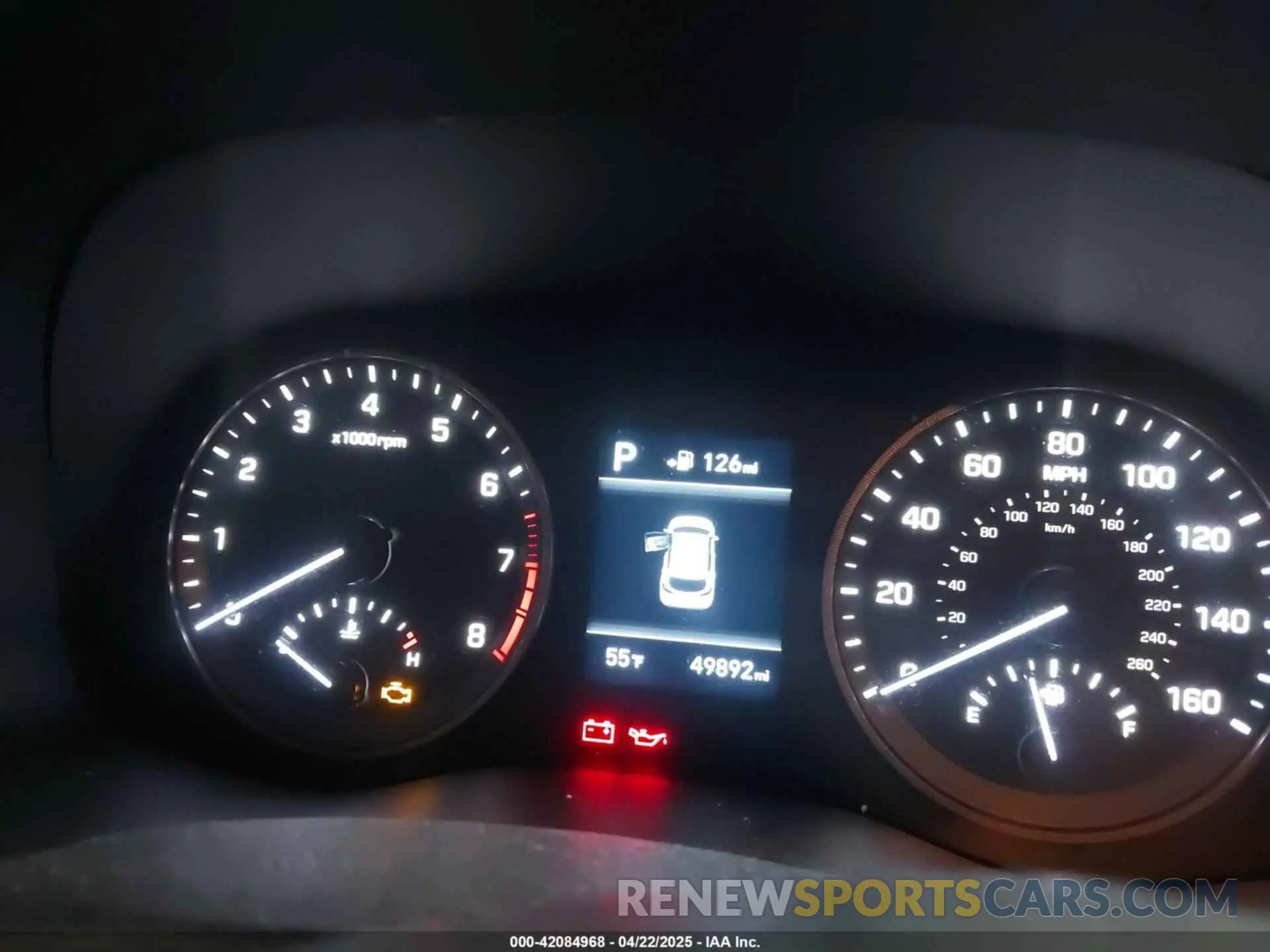 7 Photograph of a damaged car KM8J23A49LU097144 HYUNDAI TUCSON 2020